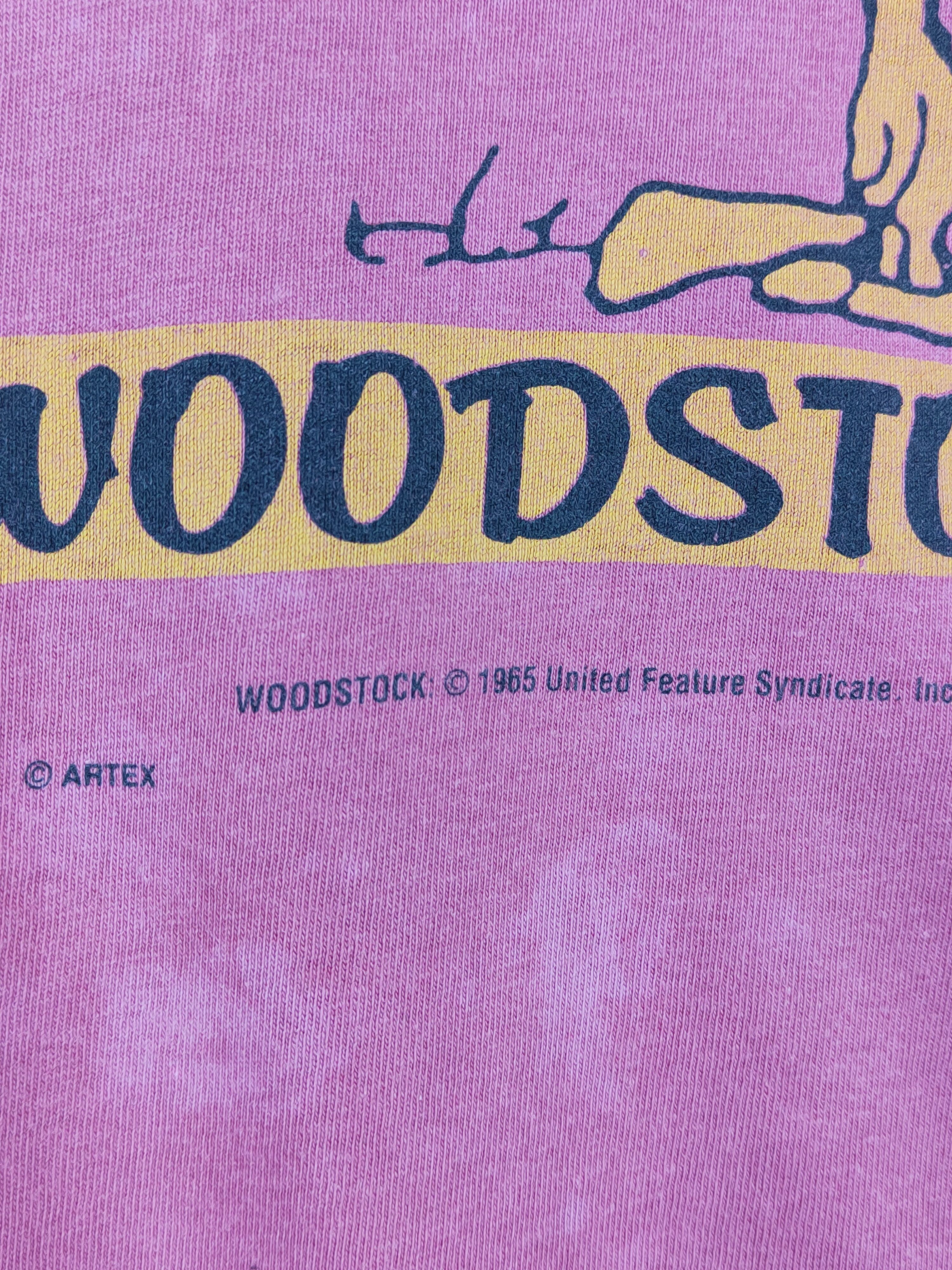 Band Tees 1965 Woodstock pink faded vintage tee #S2301 Size US M / EU 48-50 / 2 - 3 Thumbnail