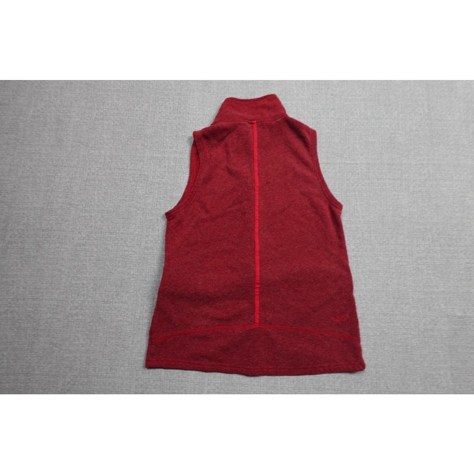 Logo 7 Kuhl Vest Womens Medium Red Fleece Hiking Outdoors Soft Logo Warm Zip Short Sleeveless All Seasons Womens M Red Outdoor Vest Size M / US 6-8 / IT 42-44 - 4 Thumbnail