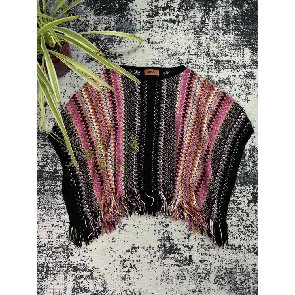 Missoni Missoni Poncho Multicolour Size Onesize Size M / US 6-8 / IT 42-44 - 4 Thumbnail