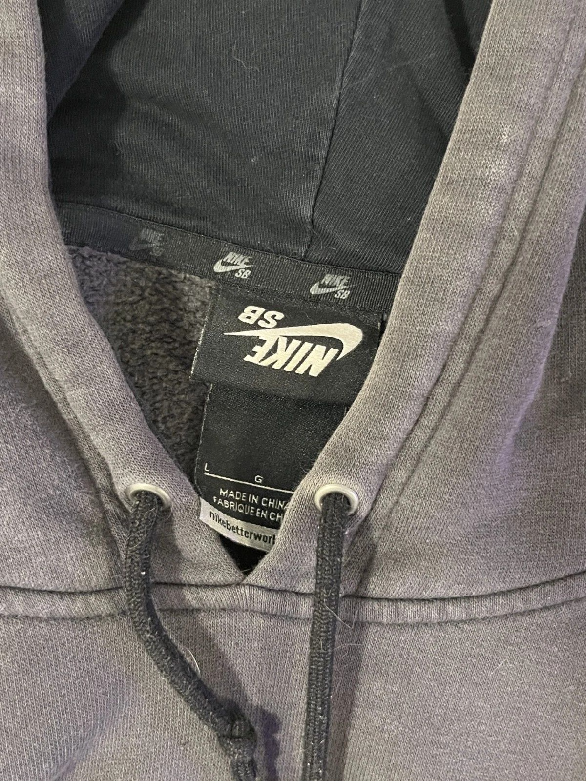 Nike SB Vintage Nike SB Pullover Hoodie (Early-Late 2010's) Size US L / EU 52-54 / 3 - 3 Thumbnail