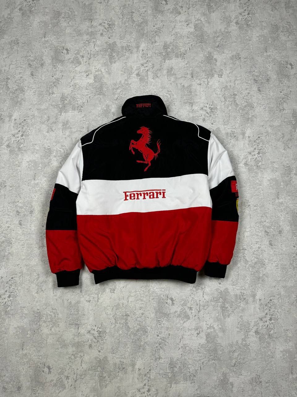 Vintage RARE Vintage Ferrari Racing Bomber Jacket Formula-1 Big Logo Size US M / EU 48-50 / 2 - 9 Thumbnail