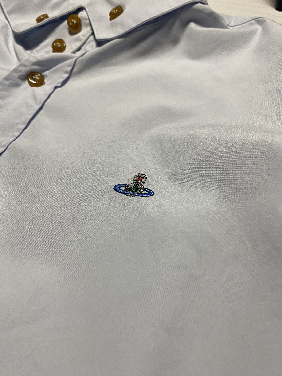 Vintage × Vivienne Westwood Vintage Vivienne Westwood Man Big logo button up shirt Size US XL / EU 56 / 4 - 7 Thumbnail