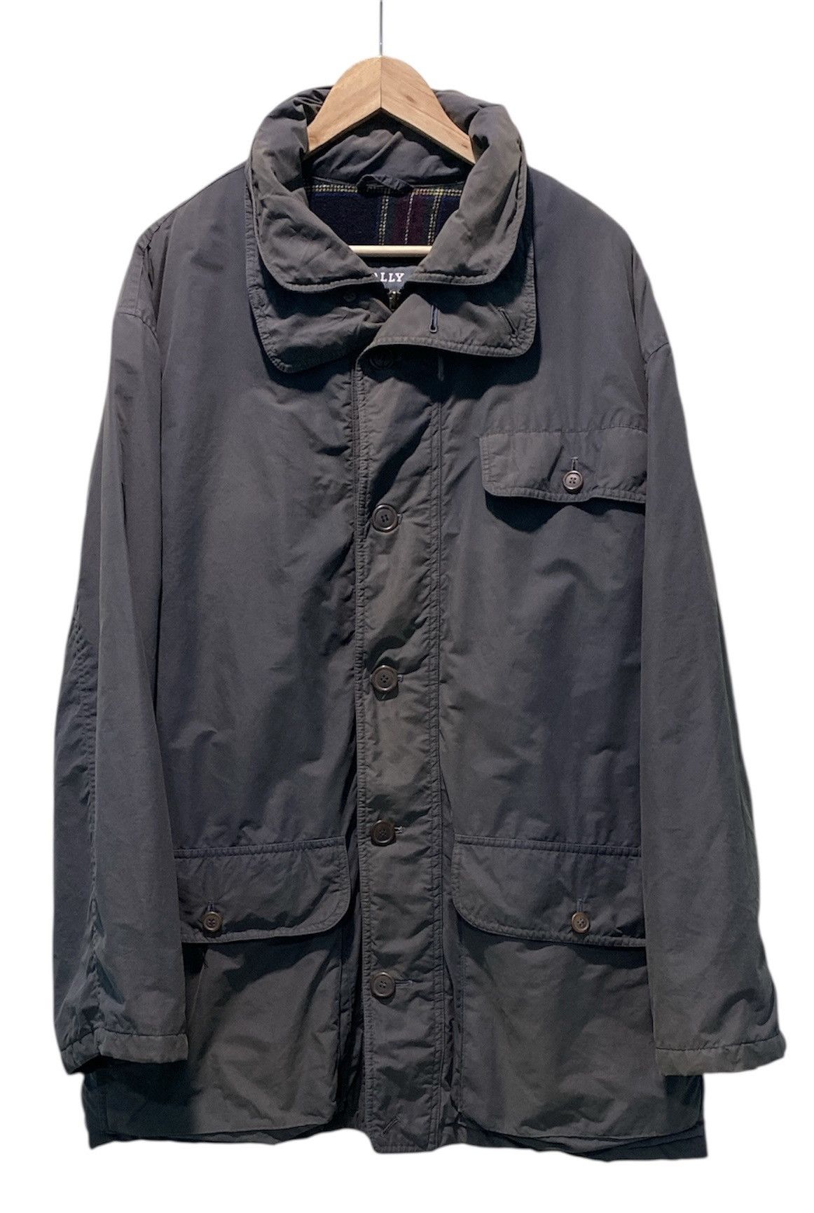 Bally Bally Double Collar Padded Jacket Cargo Pocket Made Italy Size US L / EU 52-54 / 3 - 1 Thumbnail