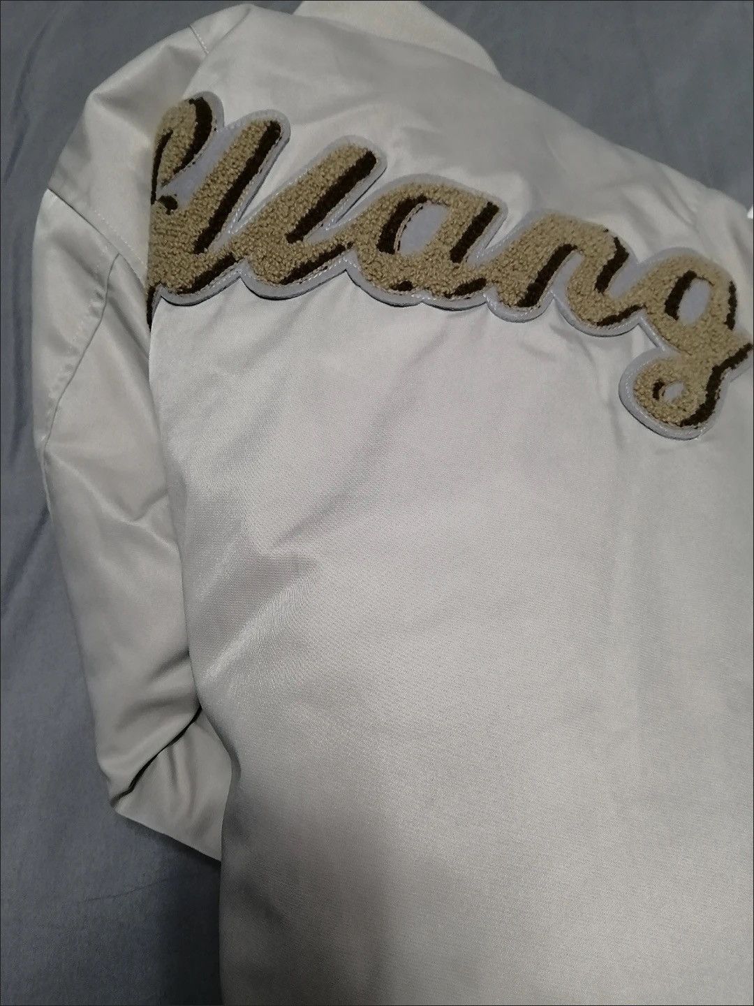 Other Vintage Loose Baseball Jacket Embroidered Thick Unisex Size XL / US 12-14 / IT 48-50 - 2 Thumbnail
