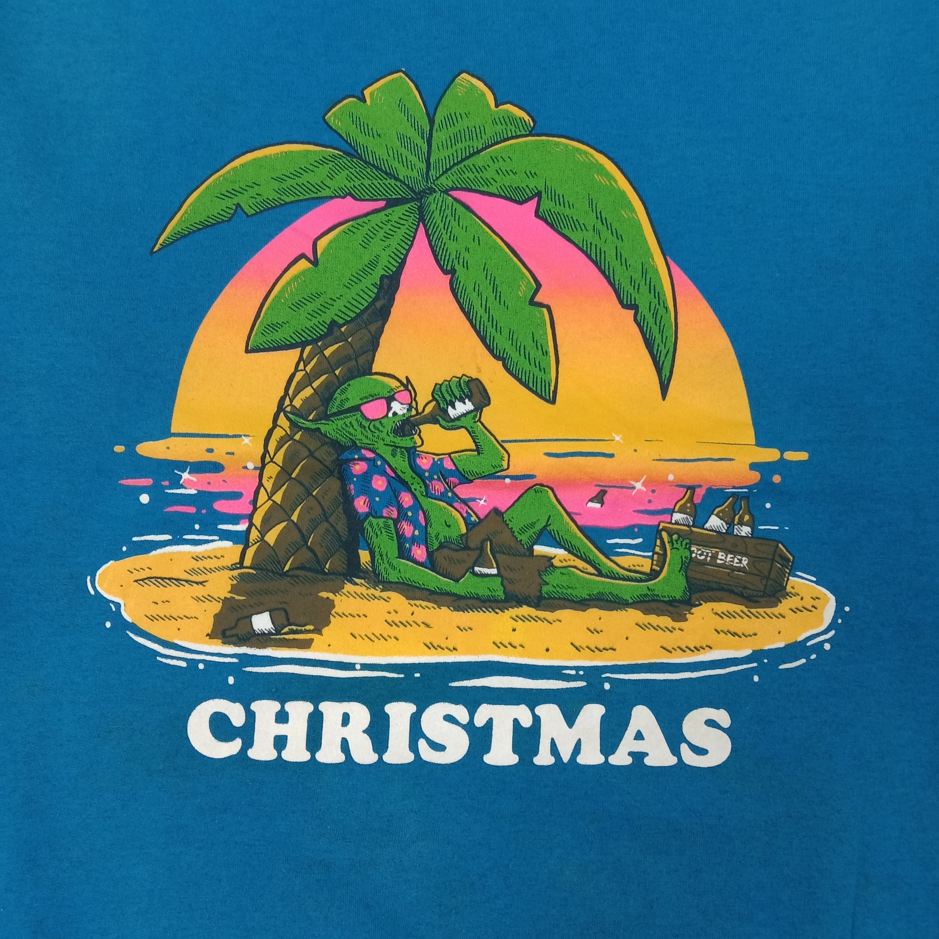 Vintage Christmas Gildan Heavy Blend Sweatshirt C255N17 Size US M / EU 48-50 / 2 - 2 Thumbnail