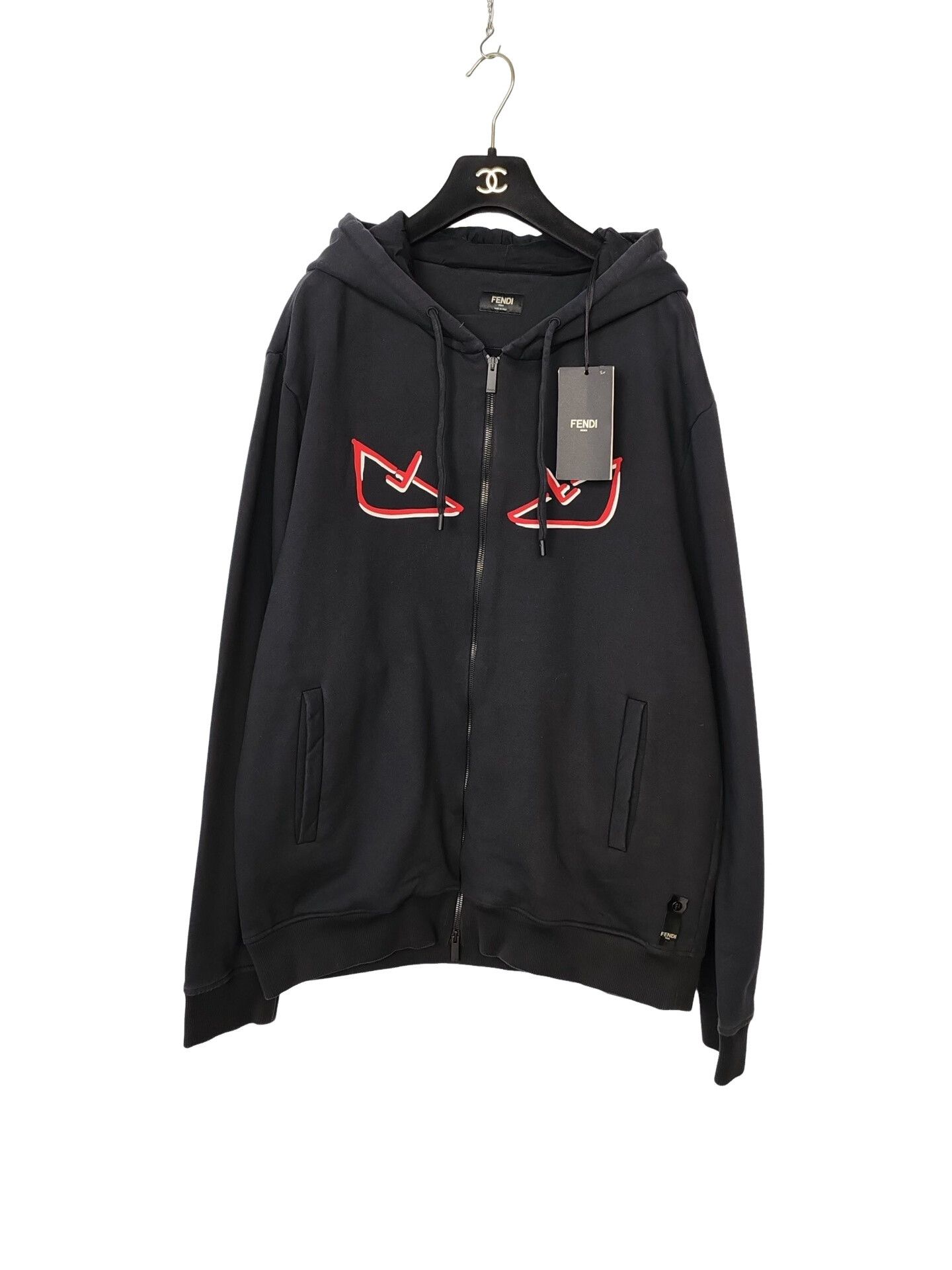 Fendi Fendi Monster Eye Zip Hoodie Size XXL Size US XXL / EU 58 / 5 - 1 Thumbnail