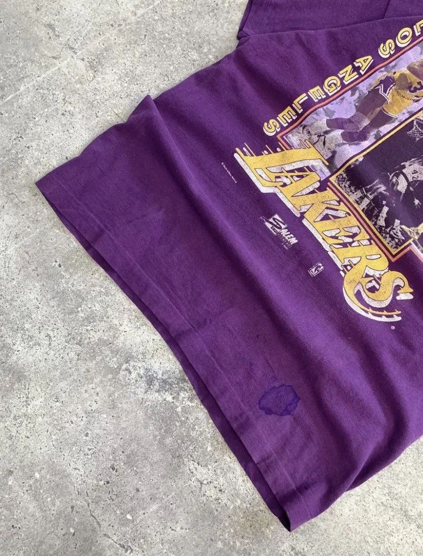 NBA × Vintage Lakers Vintage Jersey 1990 Salem Los Angeles Jersey Size US XL / EU 56 / 4 - 4 Thumbnail
