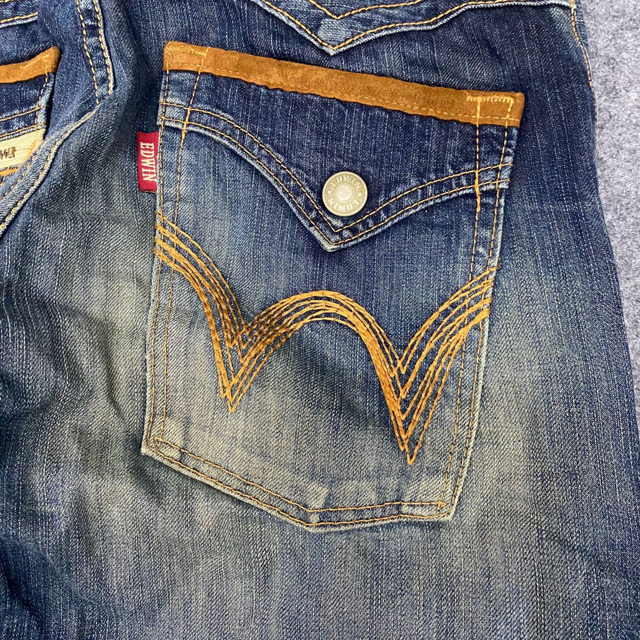 If Six Was Nine 💥 Need Gone💥 Edwin Exclusive Vintage Distressed Denim Size US 32 / EU 48 - 14 Thumbnail