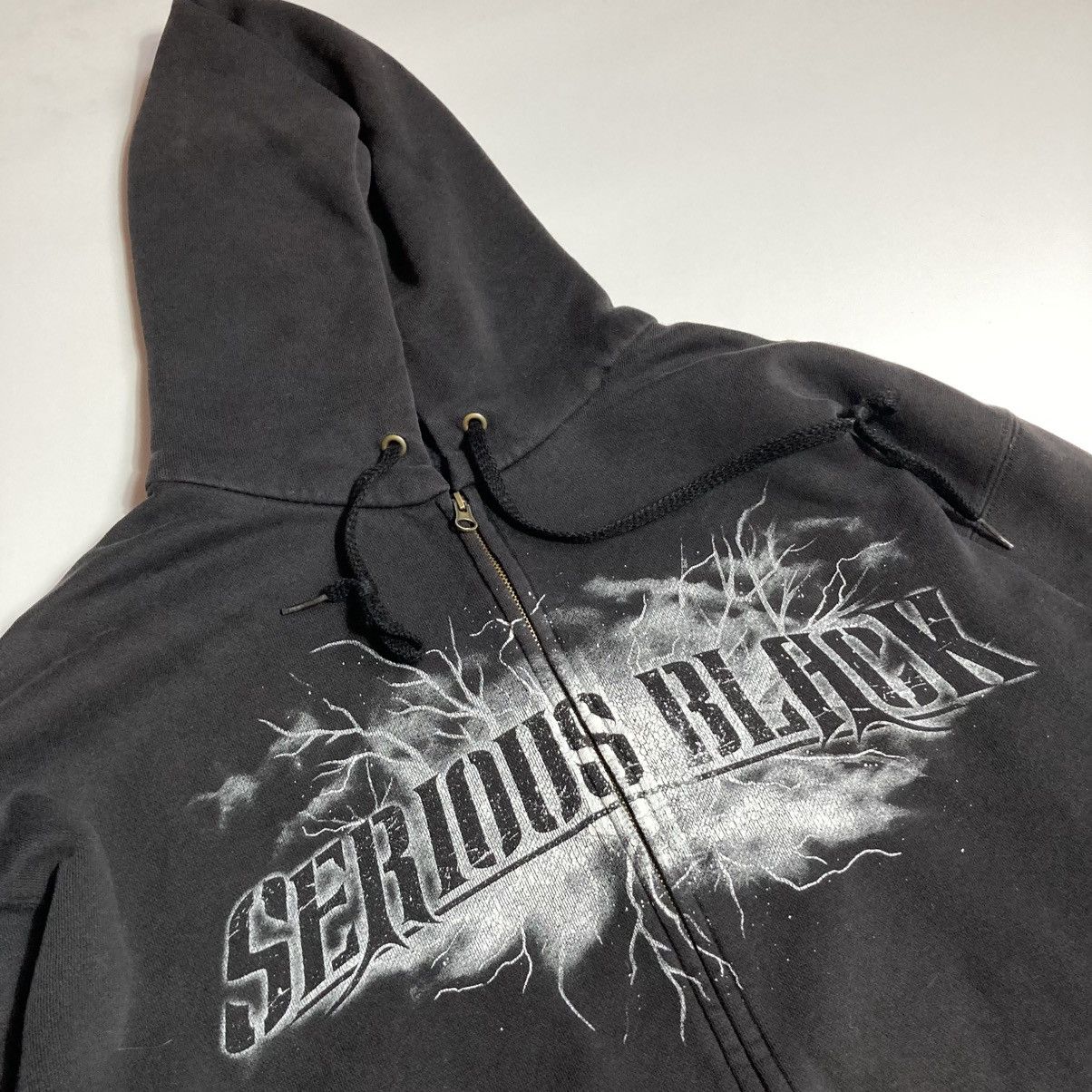 Band Tees vintage serious black power metal rock band hoodie Size US L / EU 52-54 / 3 - 2 Thumbnail