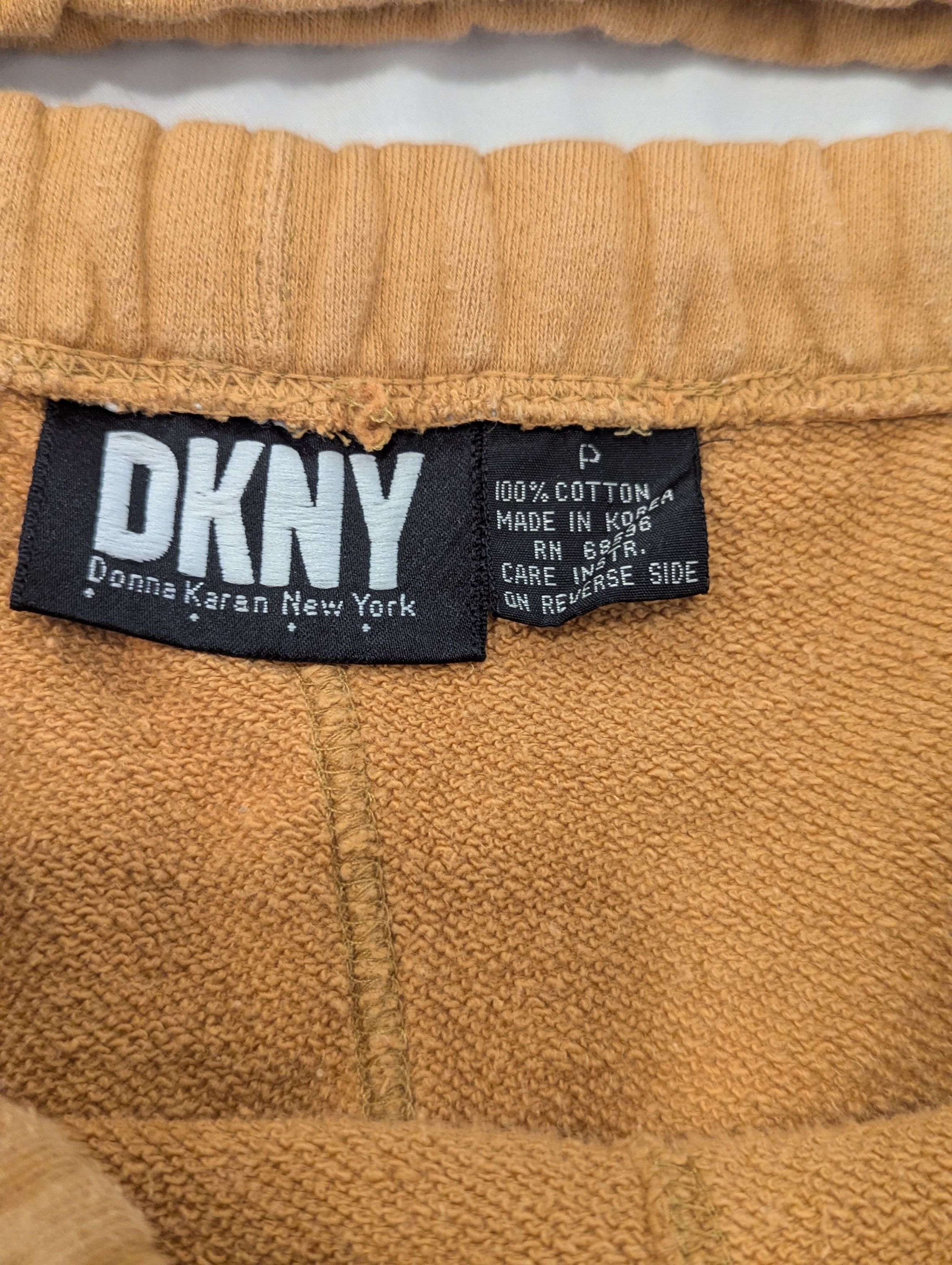 Donna Karan Vintage 90s DKNY Mustard Jogger Set Korea Size S/P Size 28" / US 6 / IT 42 - 4 Thumbnail
