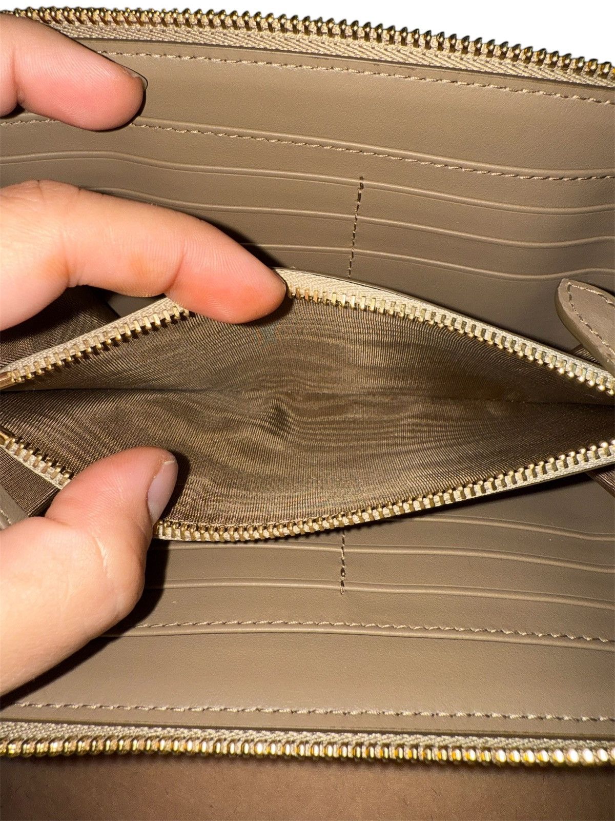 Burberry × Designer Burberry Haymarket Check Chestnut Long Zip-Around Wallet Size ONE SIZE - 5 Thumbnail
