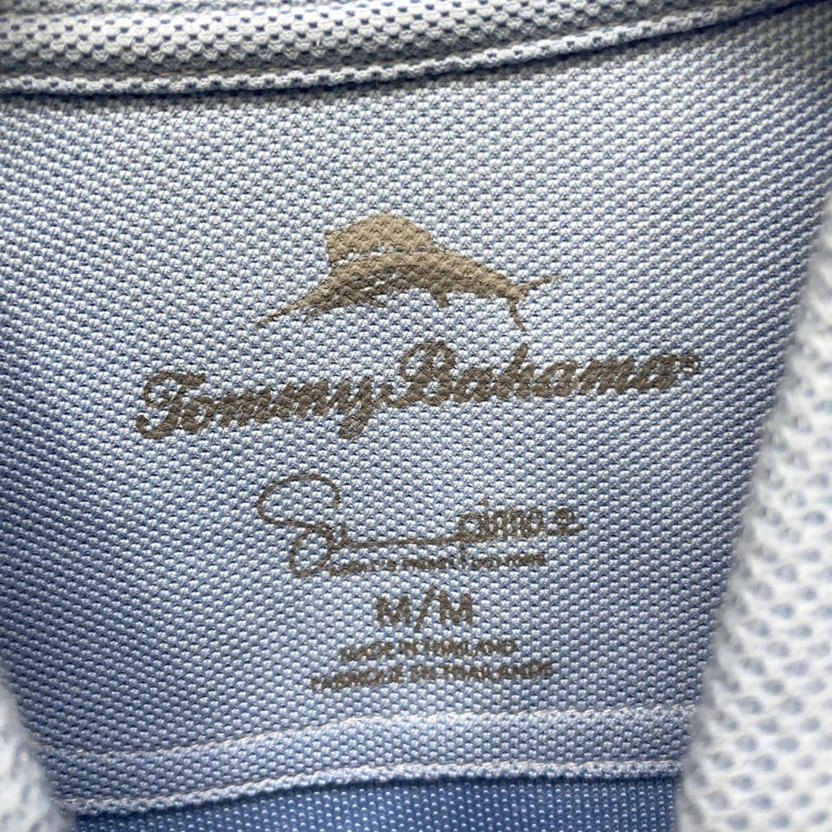 Tommy Bahama Tommy Bahama Polo Shirt Mens Size M Blue SuPima Cotton Shirt Size US M / EU 48-50 / 2 - 4 Thumbnail