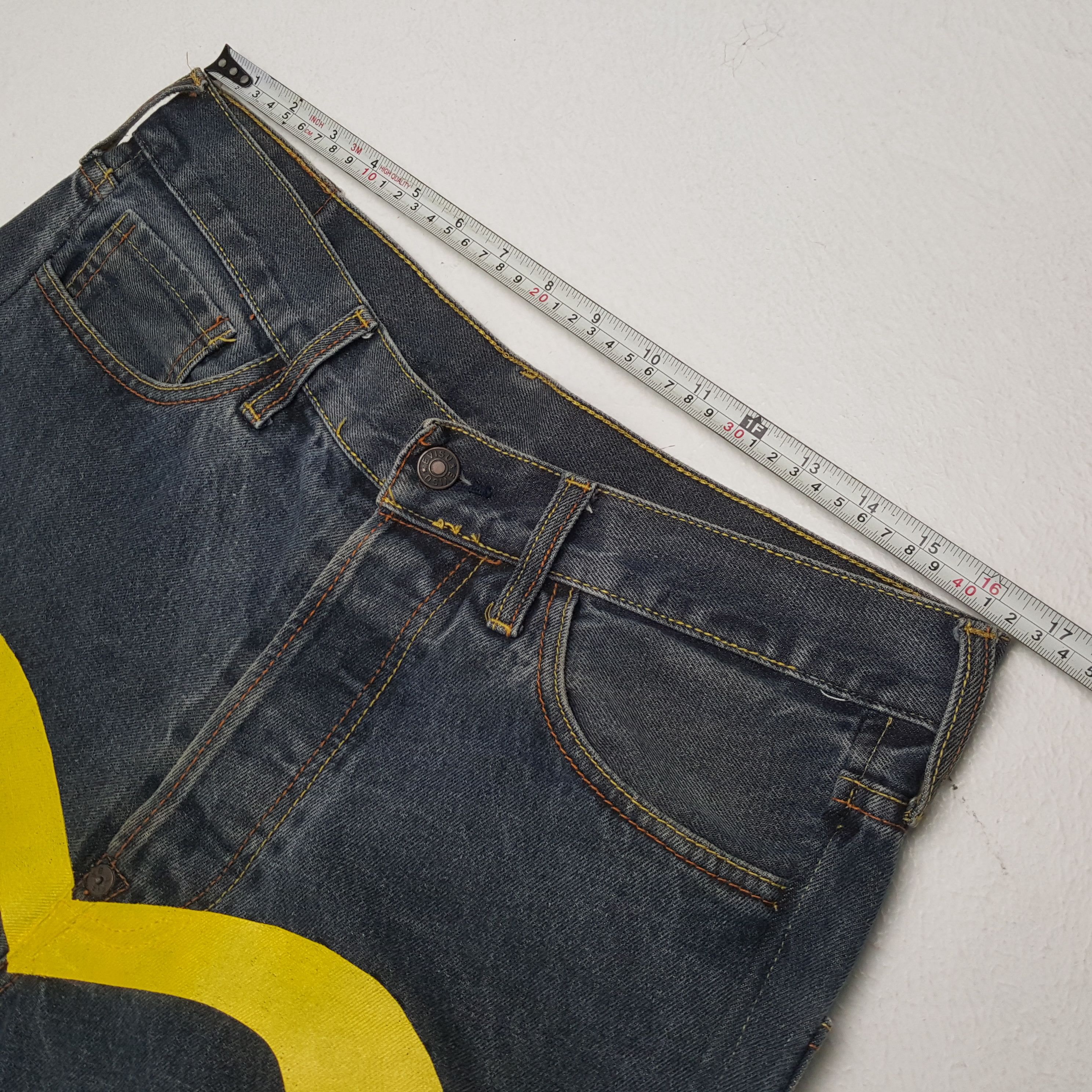 Japanese Brand × Vintage EVISU Japanese Brand Streetwear Custom Daicock Jeans Size US 33 - 7 Thumbnail