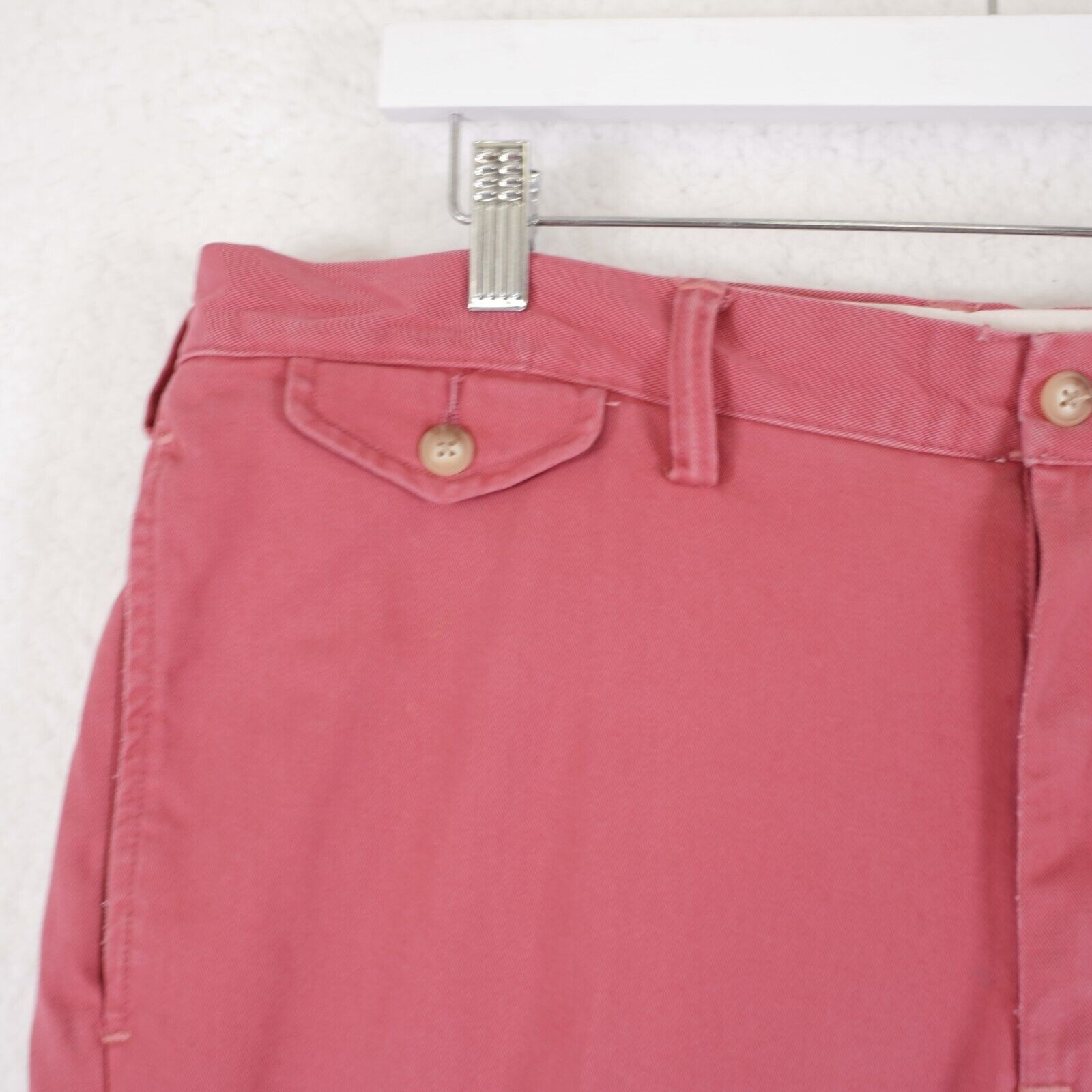 Polo Ralph Lauren Polo Ralph Lauren Slim Fit Pink Cotton Chino Pants 38/32 Mid Size US 38 / EU 54 - 4 Thumbnail