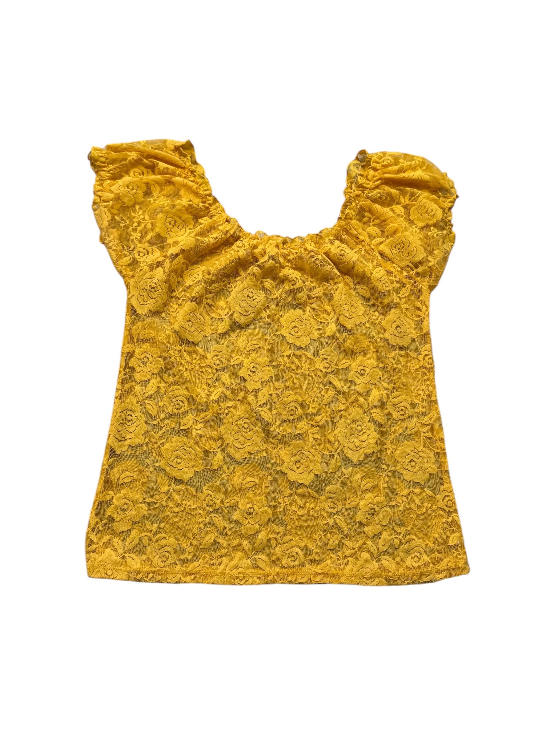 Vintage Vintage Mesh Tank Top M589D15(E95)(V92) Size XS / US 0-2 / IT 36-38 - 3 Thumbnail