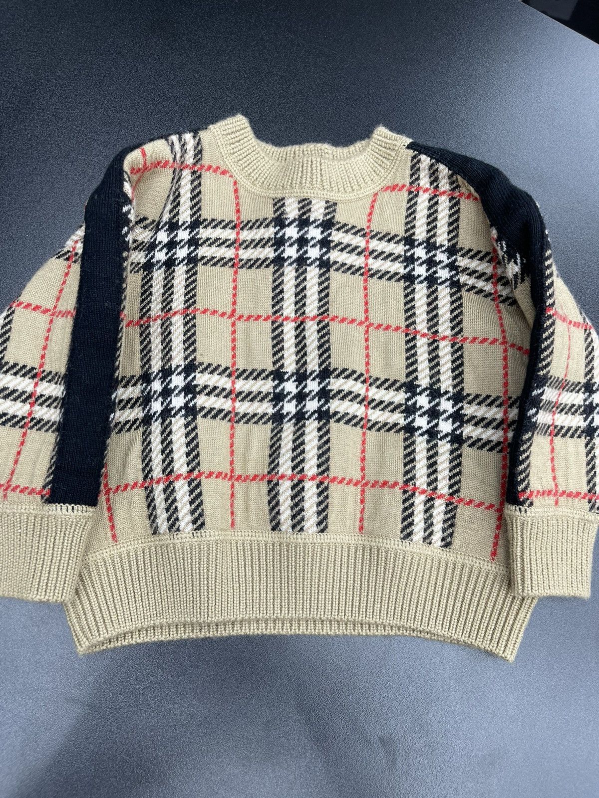 Burberry Size 6m - Burberry Plaid Button Up Crewneck Kids Size US XXS / EU 40 - 3 Thumbnail