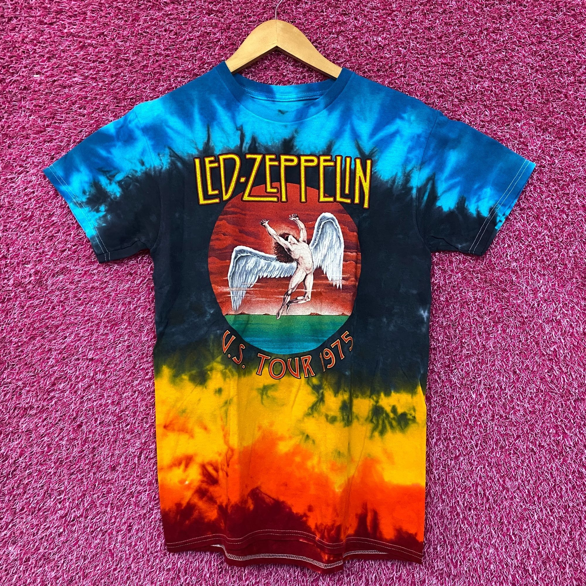 Led Zeppelin Led Zeppelin US Tour 1975 Tie Dye Tshirt size Small Size US S / EU 44-46 / 1 - 1 Thumbnail