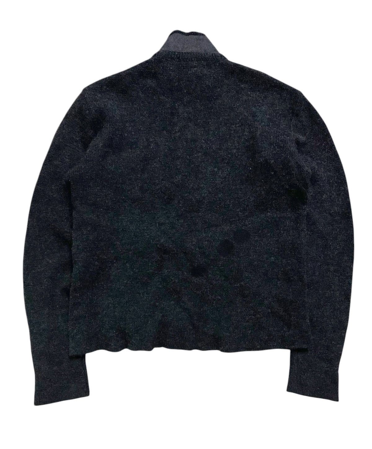 Yohji Yamamoto 💥Vintage PPFM Knitwear Wool Half Zipper Sweater Size M / US 6-8 / IT 42-44 - 3 Thumbnail