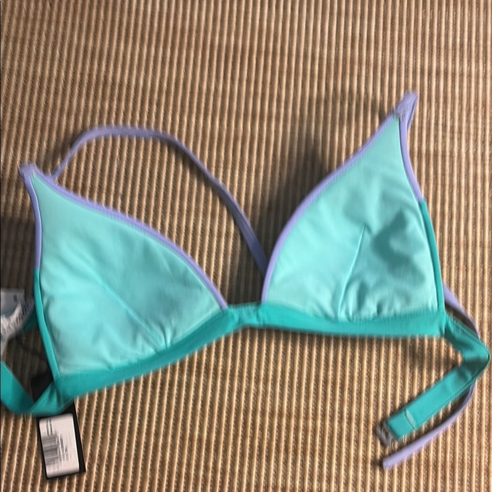 Other NWT I.D. SARRIERI Blue and Purple Bikini Set Swimwear Size S Size ONE SIZE - 8 Thumbnail