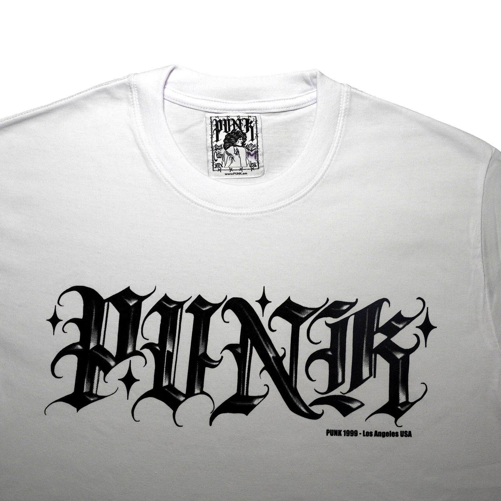 Other Punk Letras Los Angeles White 100% Cotton Metal sz XL Size US XL / EU 56 / 4 - 2 Thumbnail