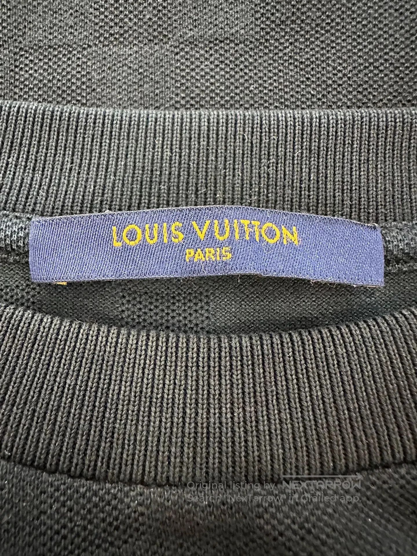 Louis Vuitton Louis Vuitton Black Damier 3D Pocket Tee. Size US L / EU 52-54 / 3 - 5 Thumbnail