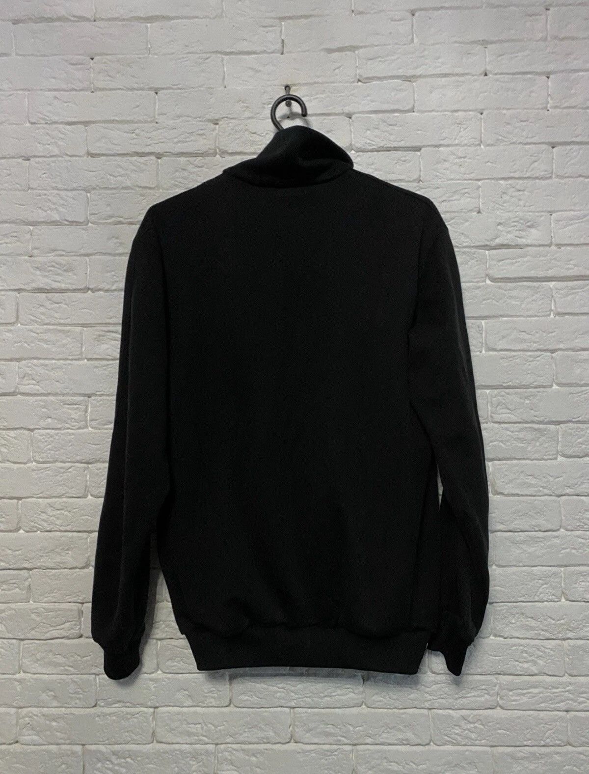 Adidas Vintage Adidas All Black Zip Sz M Size US M / EU 48-50 / 2 - 5 Thumbnail