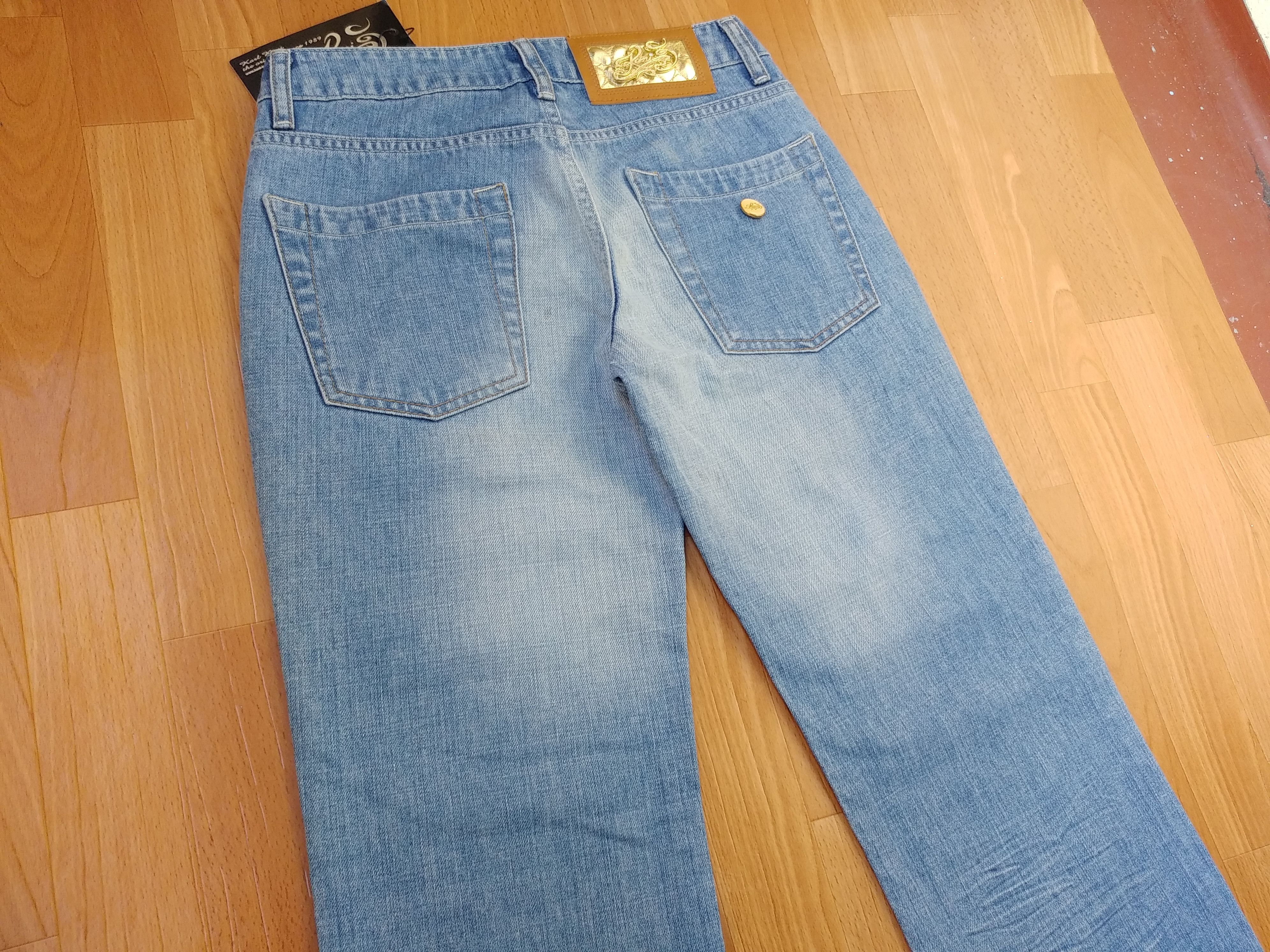 Karl Kani Womens KARL KANI jeans, blue vintage baggy Kani Ladies W 26 Size 26" / US 2 / IT 38 - 4 Thumbnail