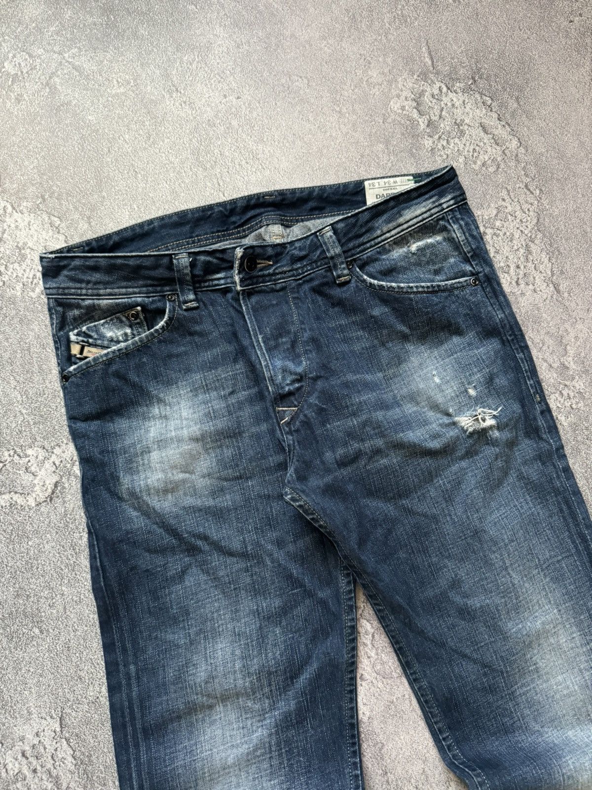 Diesel × Diesel Black Gold Diesel 34/34 denim pant trouser Jean chino distressed Size US 34 / EU 50 - 8 Thumbnail