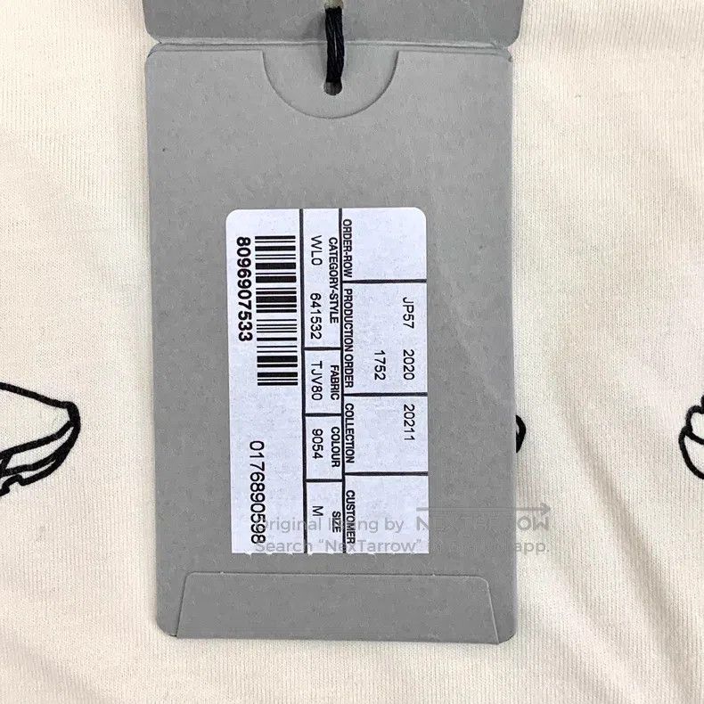Balenciaga Balenciaga Beige lettering print cotton crew-neck short-sl Size US M / EU 48-50 / 2 - 9 Thumbnail
