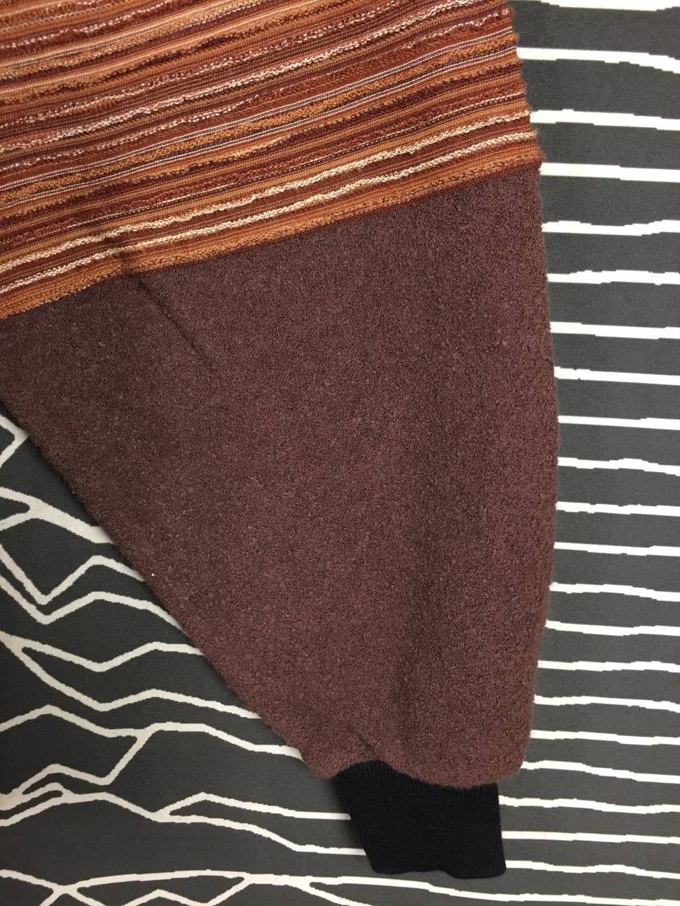 Japanese Brand Vtg Infinity By Polish Geometric Patchwork Sweater Size US L / EU 52-54 / 3 - 5 Thumbnail