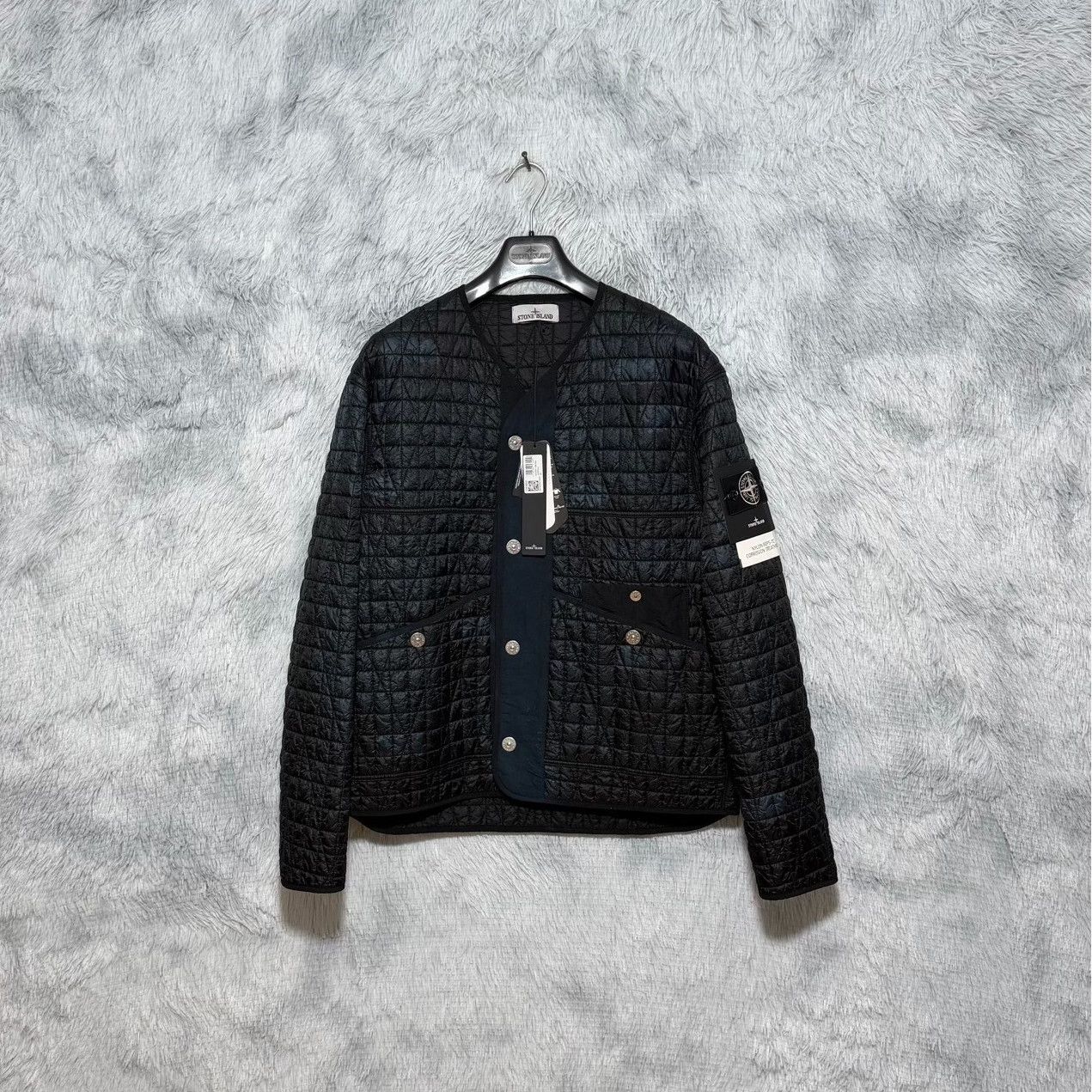 Stone Island Stone Island Black Designer Casual Size US L / EU 52-54 / 3 - 1 Thumbnail