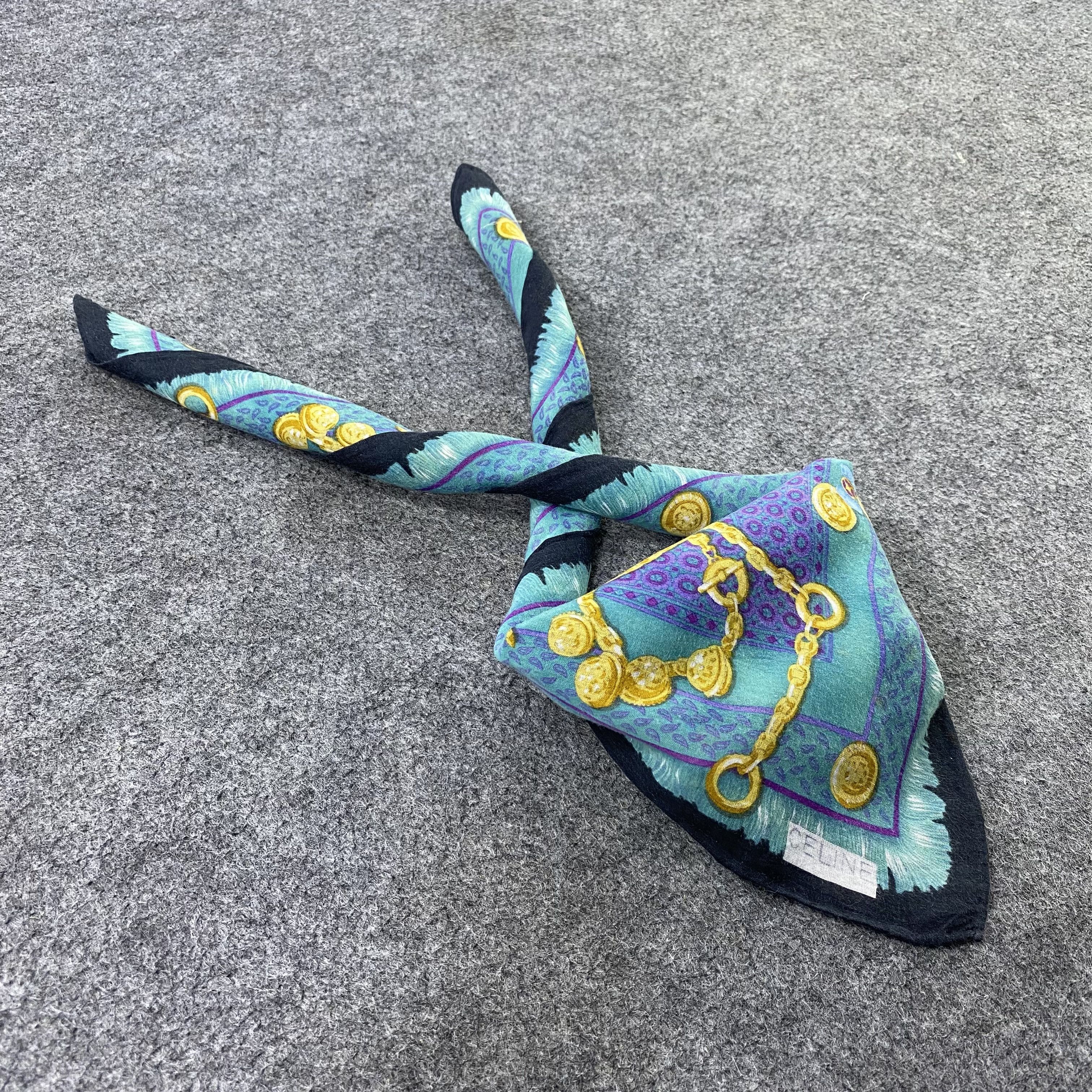 Celine Celine Handkerchief Neckerchief Bandana-B1835 Size ONE SIZE - 1 Thumbnail