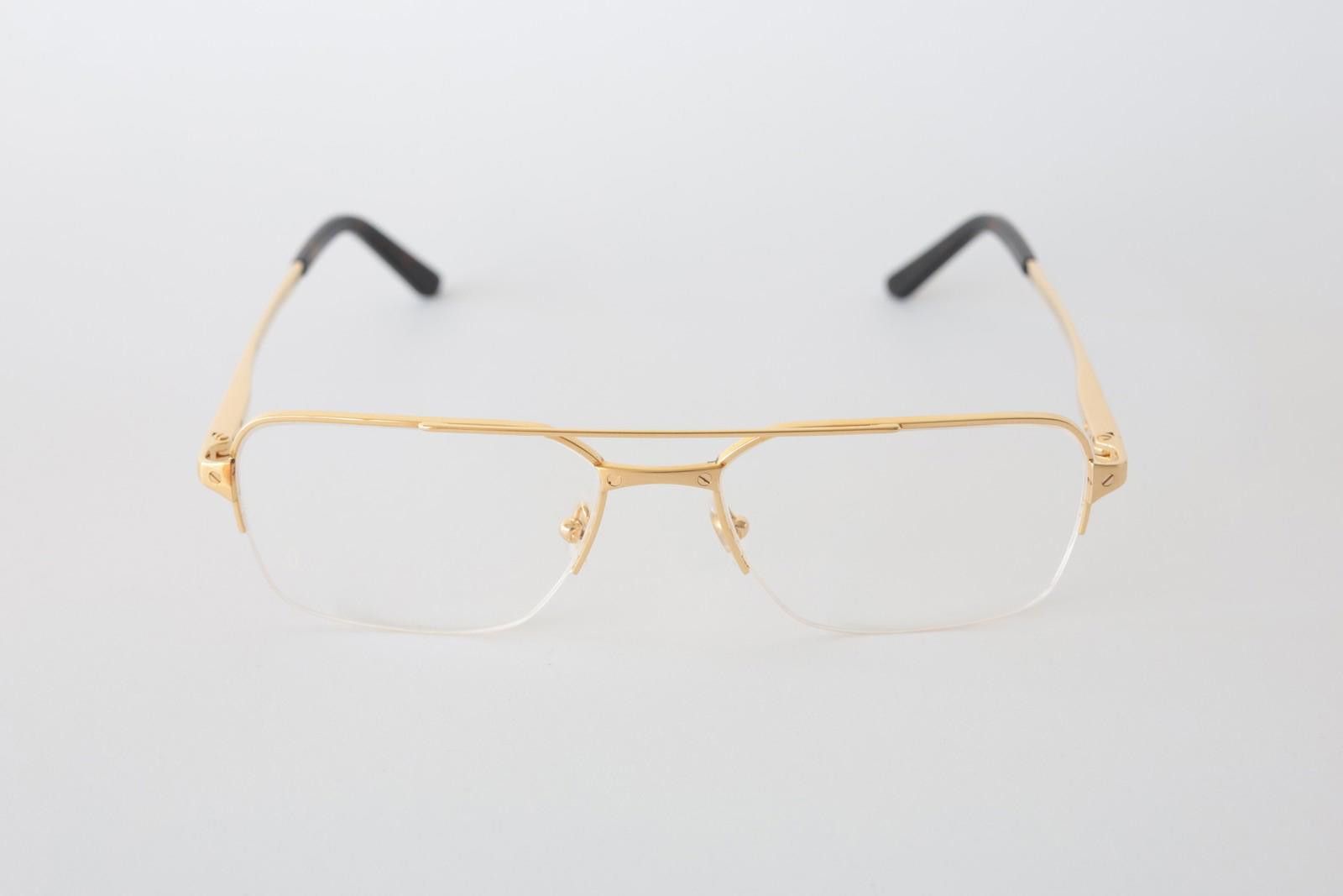 New Cartier eyewear optical glasses CT0308O 001 gold