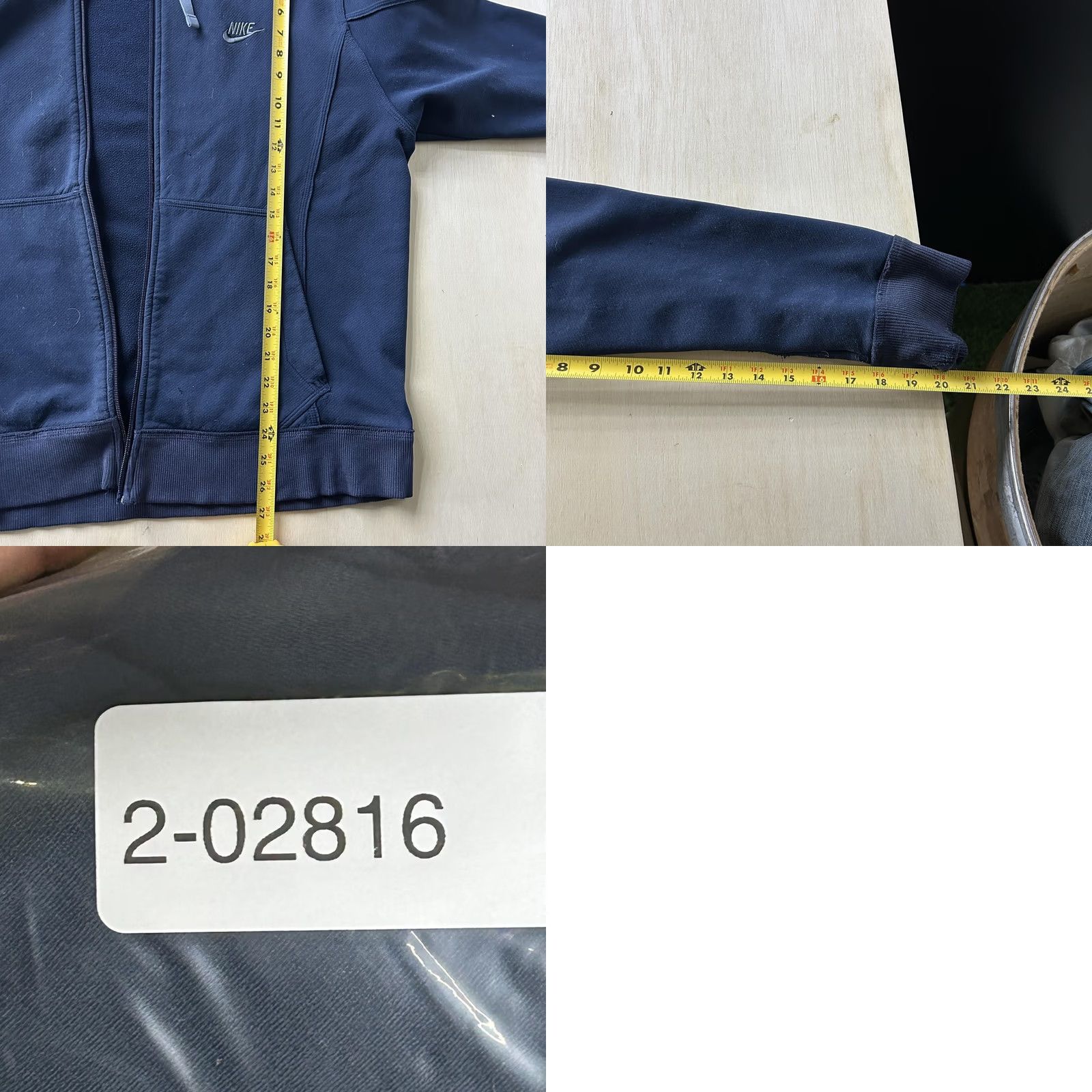 Nike Nike Hoodie Mens XL Blue Fleece Full Zip Swoosh Logo Sweatshirt Size US XL / EU 56 / 4 - 8 Thumbnail