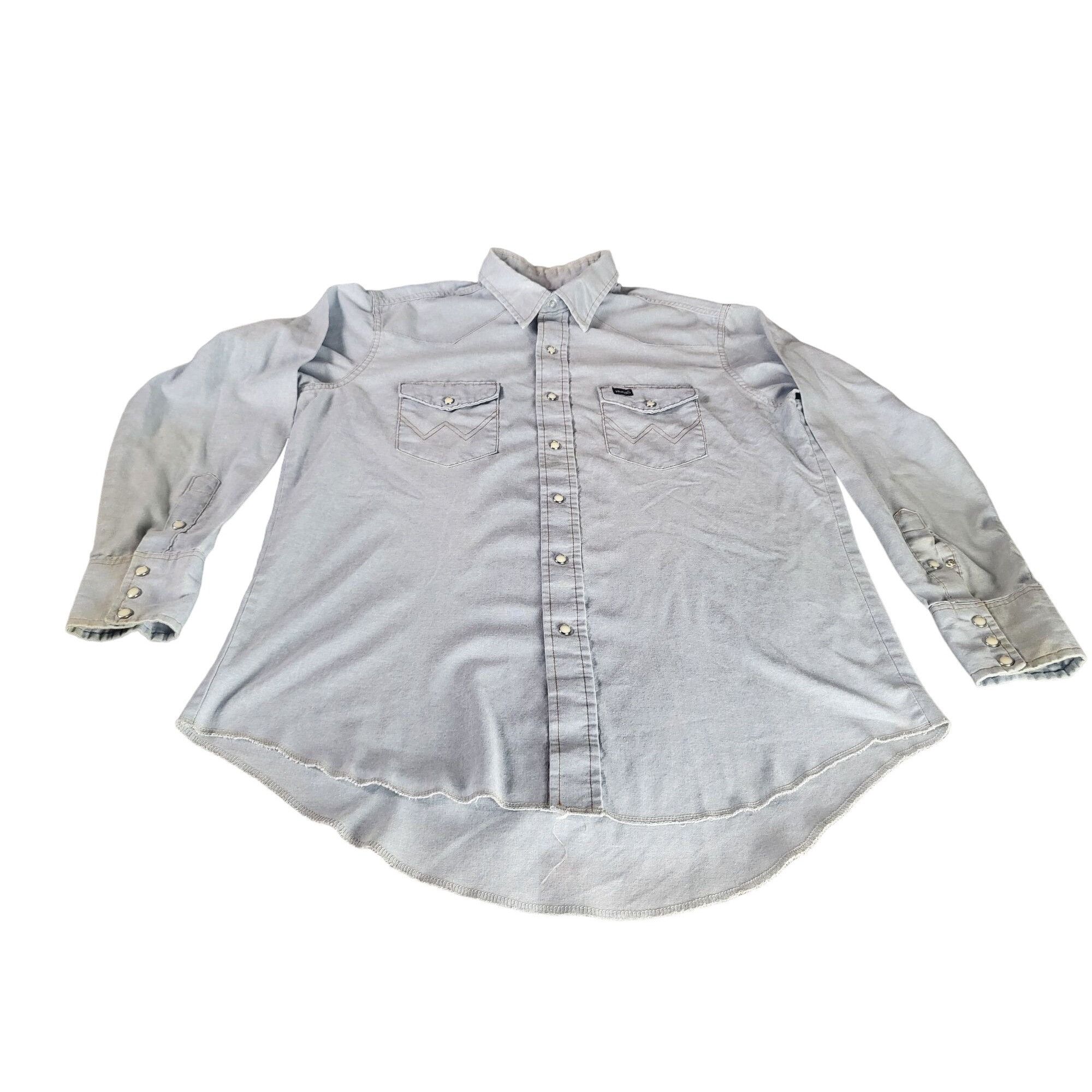 Wrangler Wrangler Pearl Snap Button Up Shirt Men Sz L 17-35 Cowboy We Size US L / EU 52-54 / 3 - 1 Thumbnail