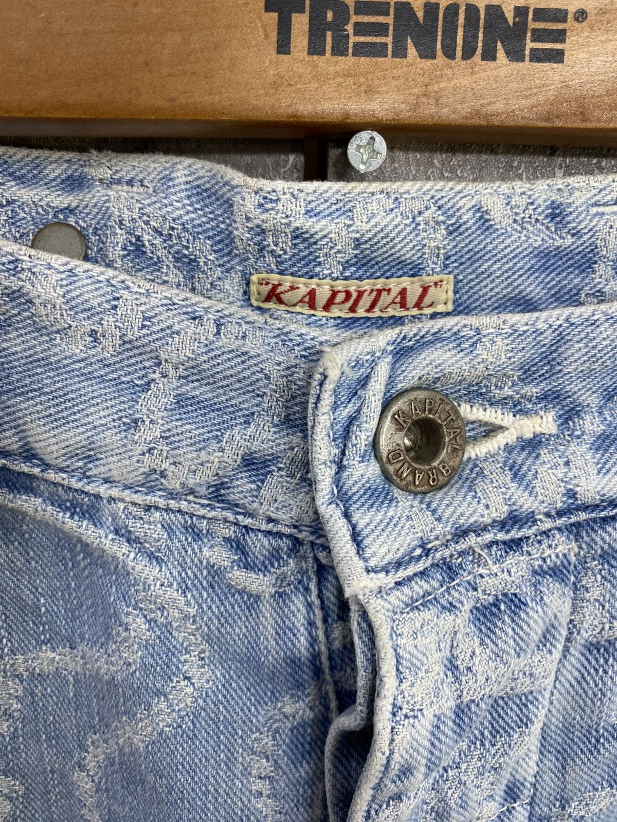 Kapital Rare Vintage Kapital Laces Bandana Stripes Carpenter Pants Size US 35 - 4 Thumbnail