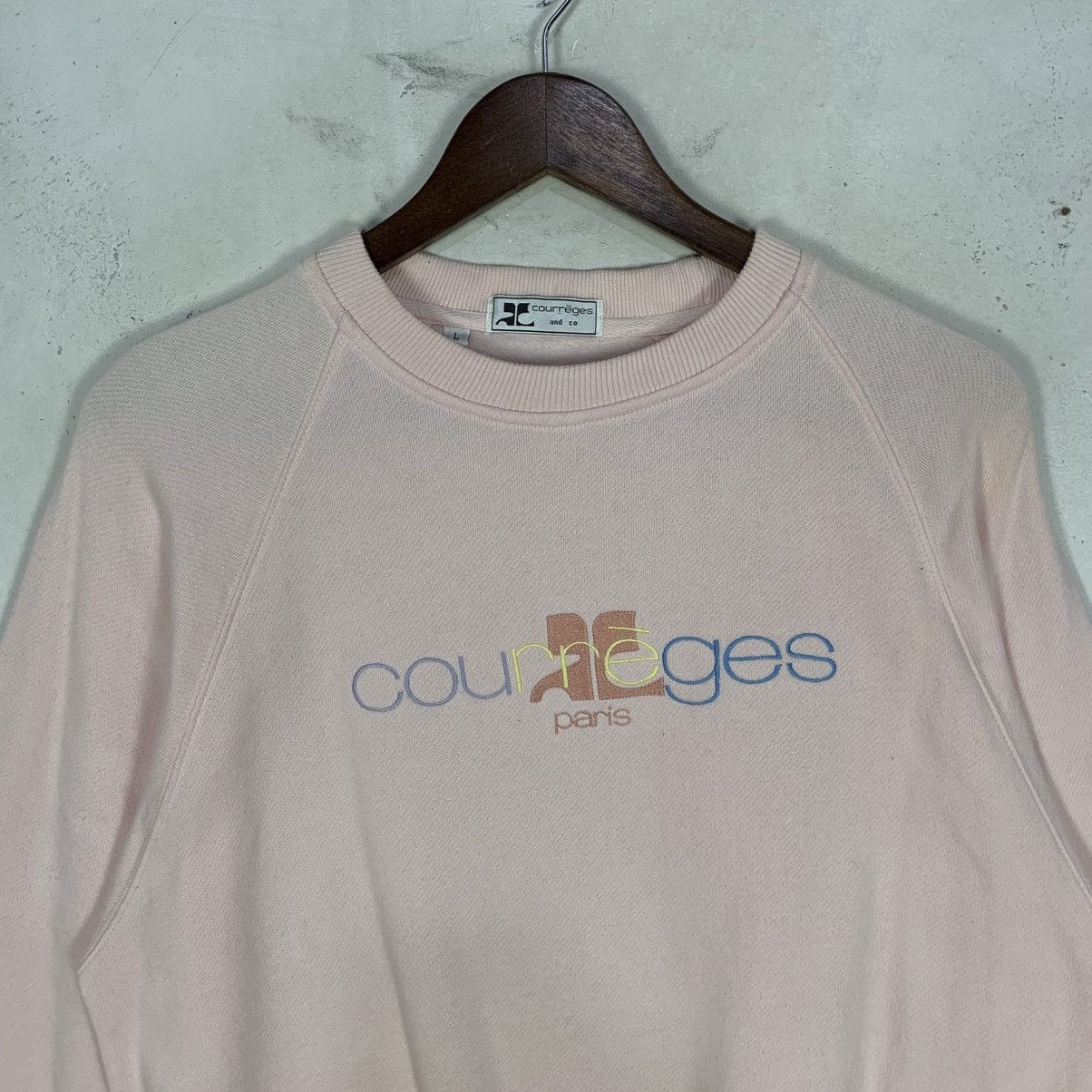 Courreges Vintage Courreges Paris&Co Luxury JapaneseBrand Sweatshirt Size M / US 6-8 / IT 42-44 - 3 Thumbnail