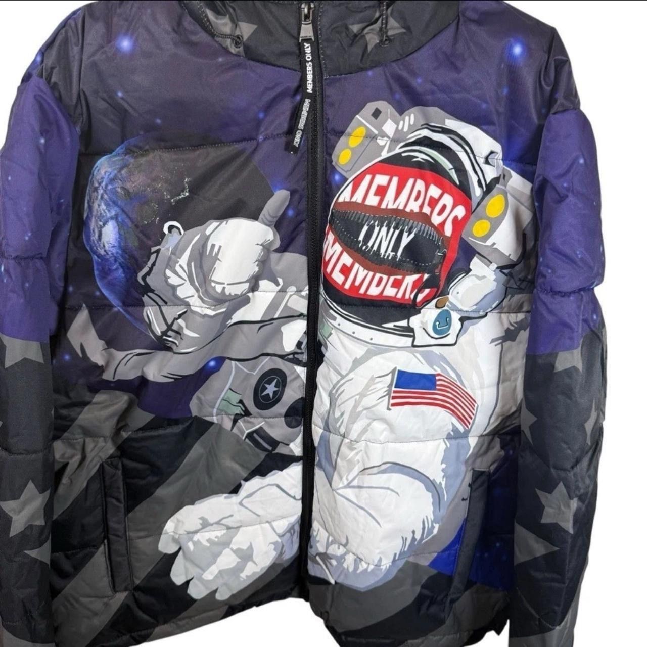 Members Only MEMBERS ONLY SPACE ASTRONAUT NASA HOODED PUFFER JACKET//COAT Size US L / EU 52-54 / 3 - 6 Thumbnail