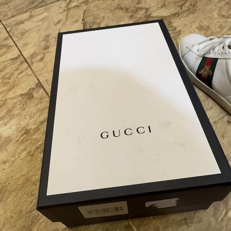 Gucci Gucci White Leather Fashion Sneakers -2508 Size US 6.5 / EU 39-40 - 6 Thumbnail