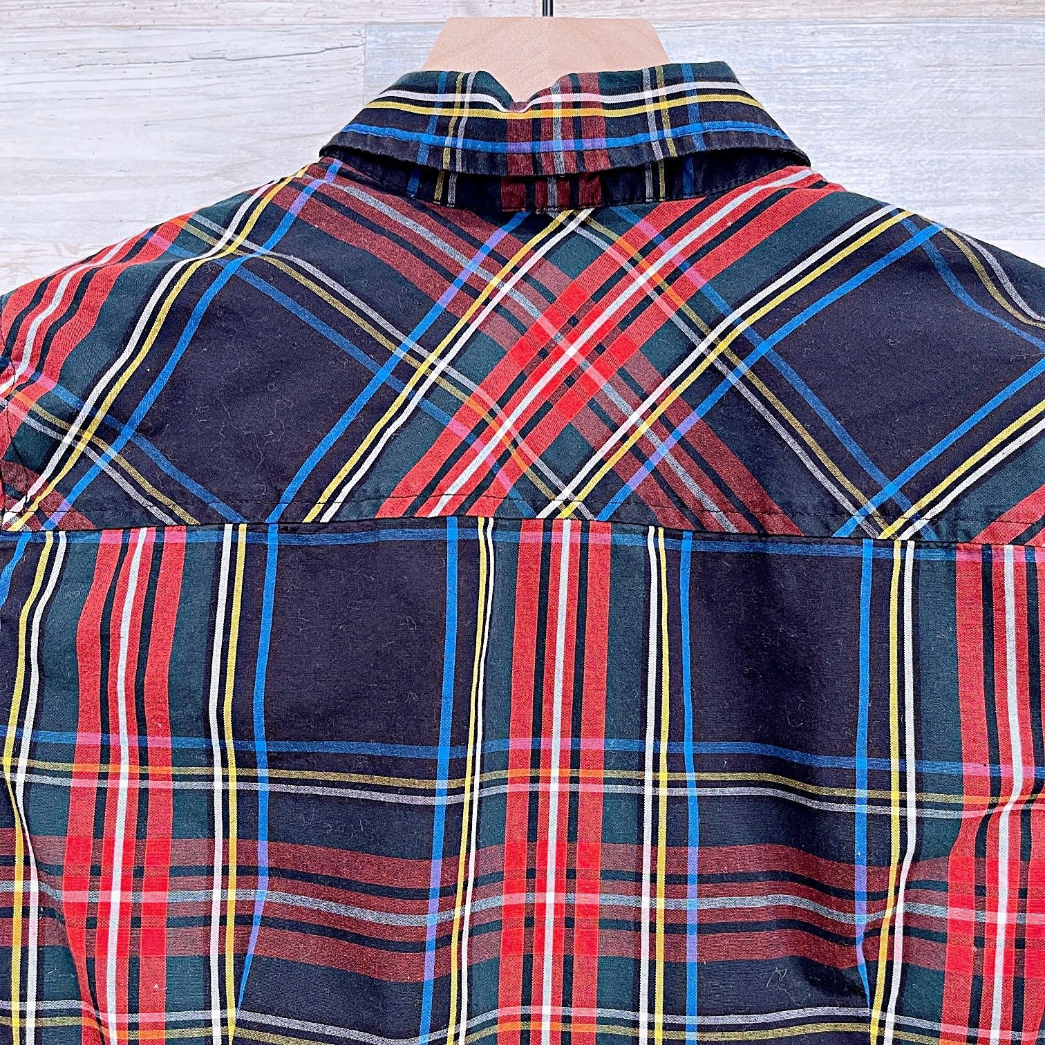 J.Crew J CREW Slim Stretch Perfect Shirt Black Plaid Button Women 2 Size XS / US 0-2 / IT 36-38 - 4 Thumbnail
