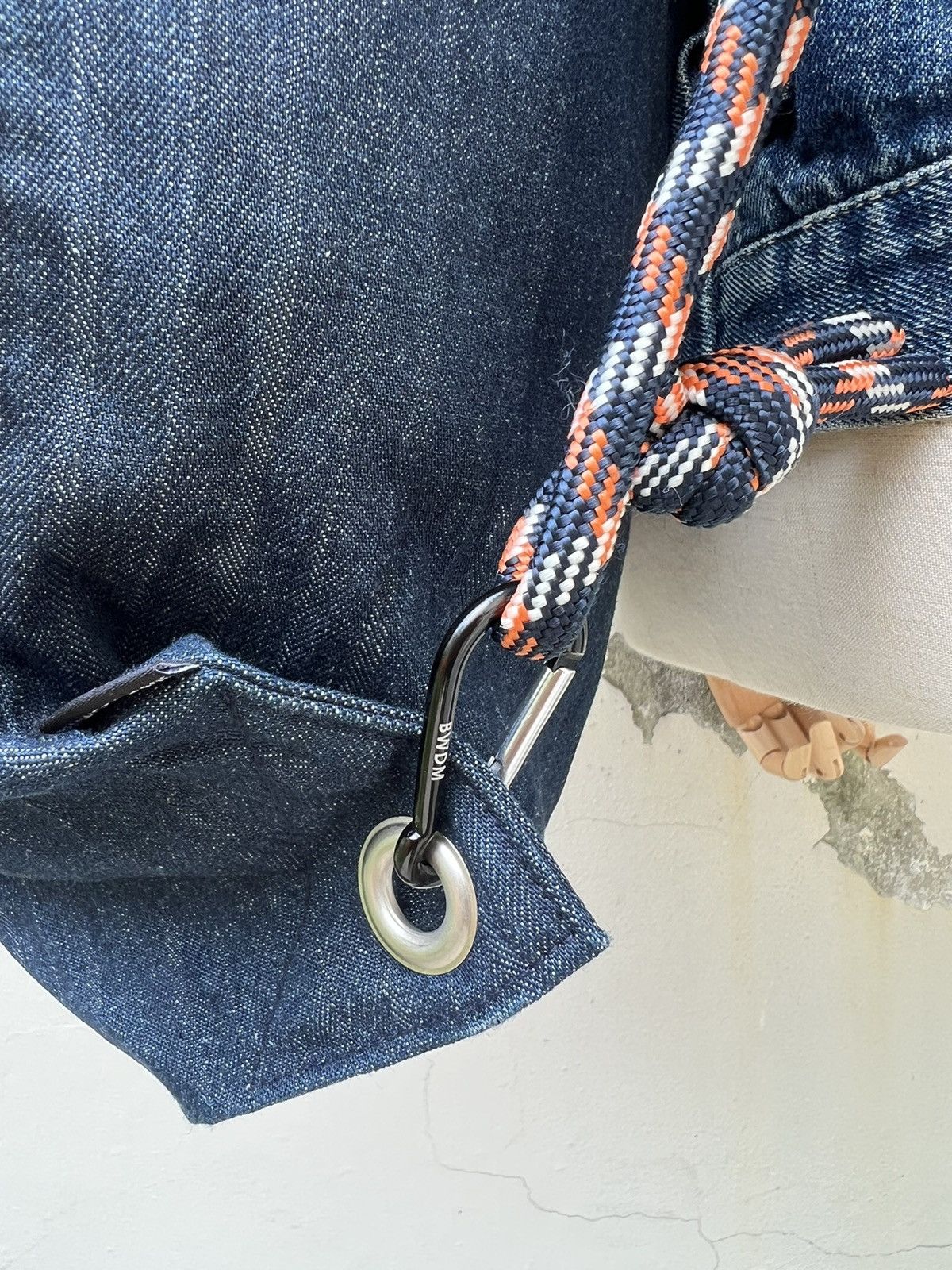Designer Bellwoodmade Japan HBT Denim Rucksack Bag Size ONE SIZE - 6 Thumbnail
