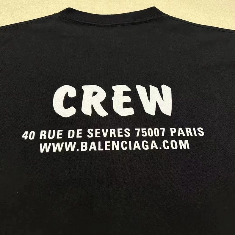 Balenciaga Balenciaga Crew Short Sleeve Size US S / EU 44-46 / 1 - 3 Thumbnail
