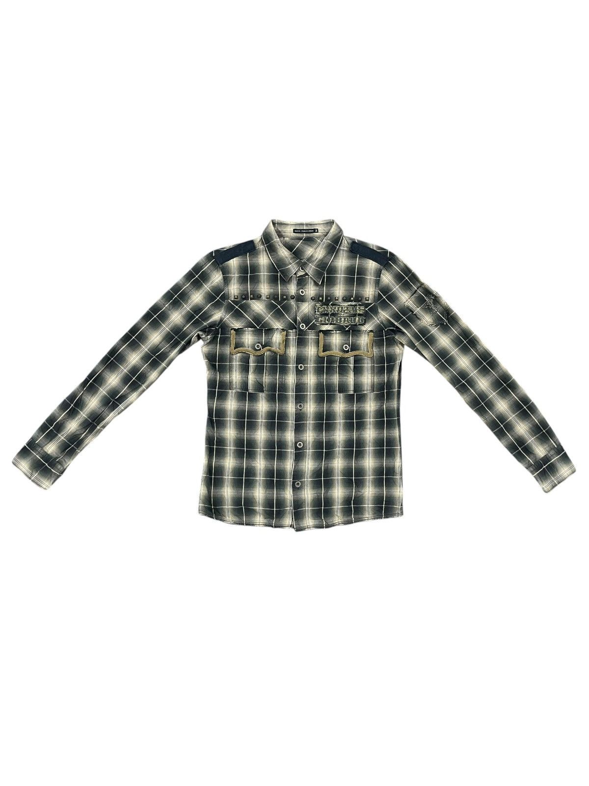 Designer Marithe Francois Girbaud Embroidered Logo Shirts Size US M / EU 48-50 / 2 - 1 Thumbnail