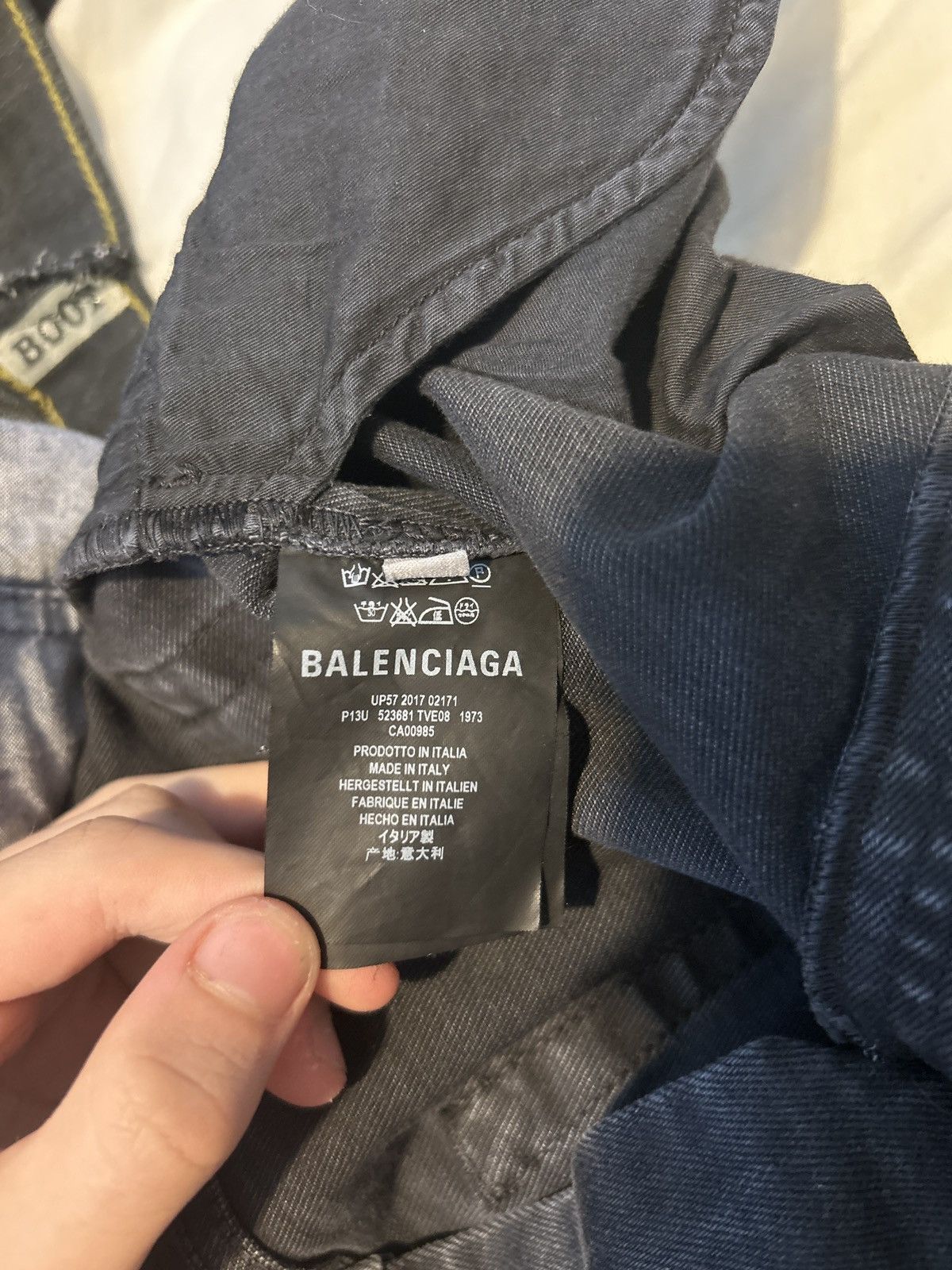 Balenciaga Acid Wash Denim Size US 28 / EU 44 - 5 Thumbnail