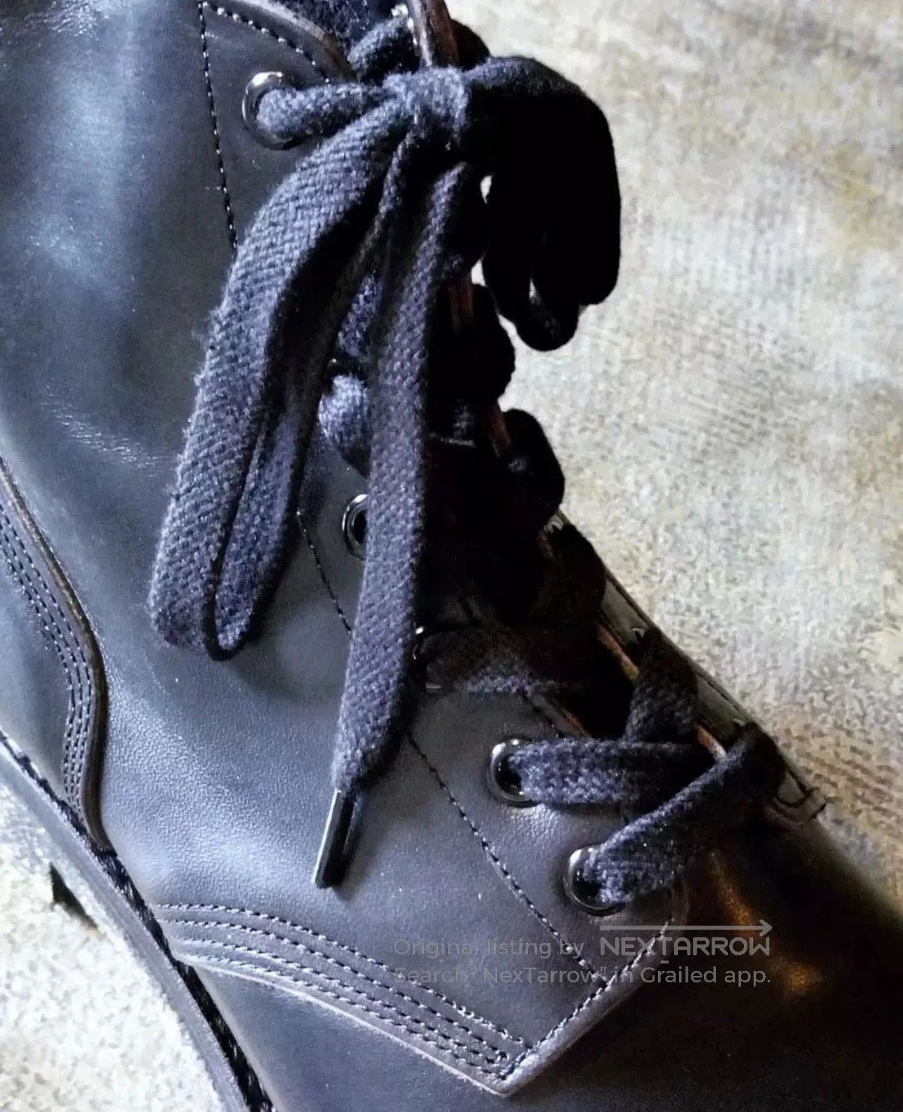 The Real McCoy's real mccoy's black leather boots 8D. Size US 8 / EU 41 - 3 Thumbnail