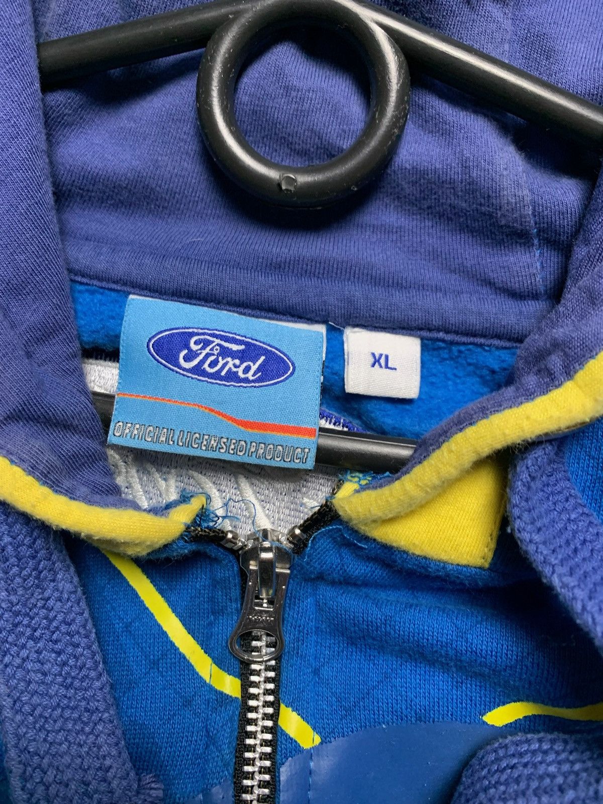 Ford × Vintage Vintage Racing Ford zip hoodie size XL big Star rare Size US XL / EU 56 / 4 - 4 Thumbnail