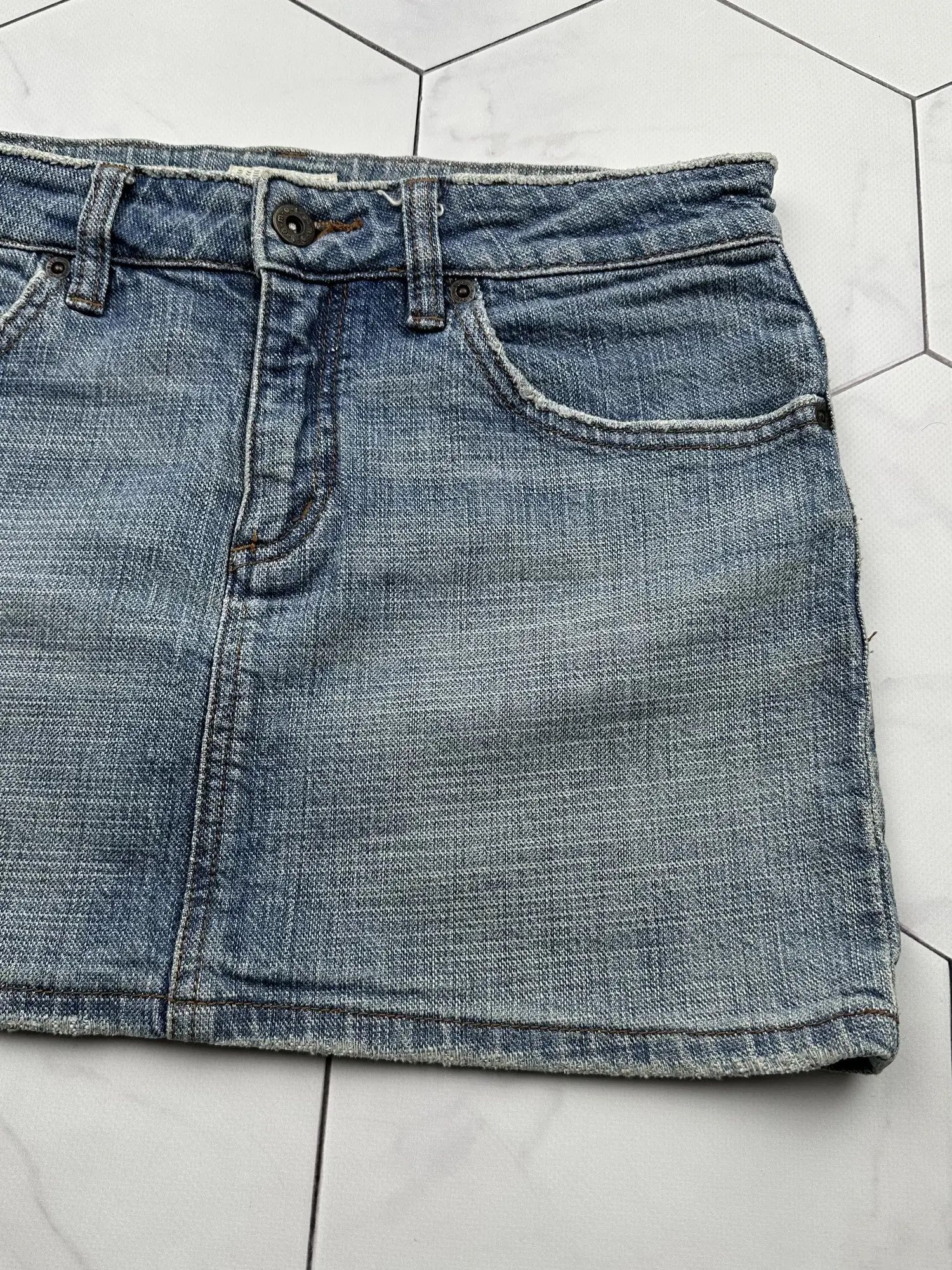 Vintage Moto Vintage Mini Skirt E2D15 Size 28" / US 6 / IT 42 - 3 Thumbnail