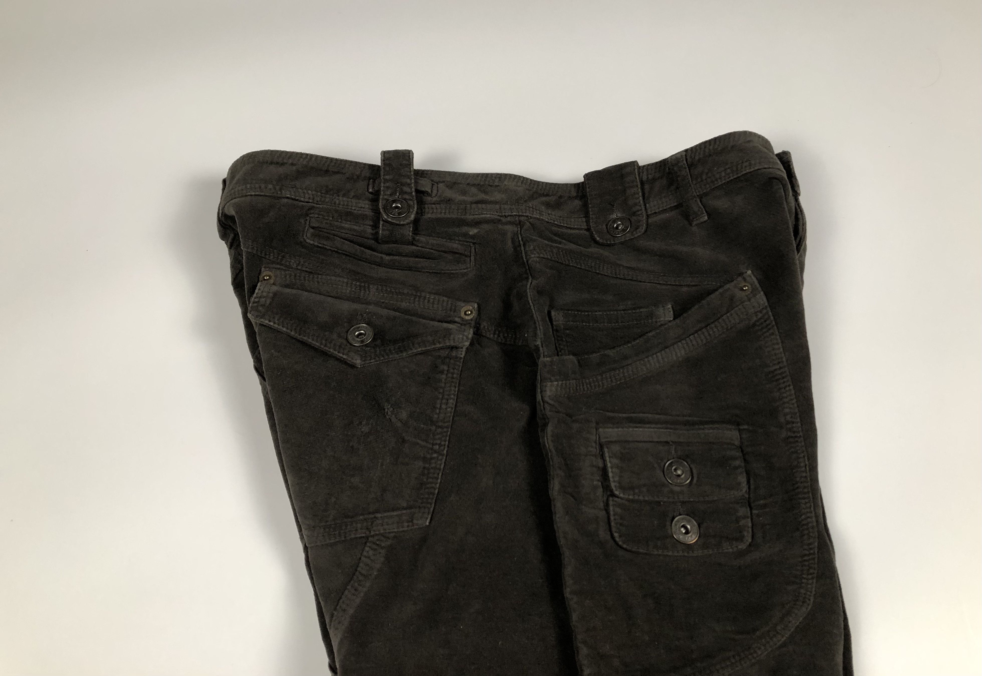 Other Gaetano Navarra Multi-Pocket Velour Pants Size US 32 / EU 48 - 3 Thumbnail
