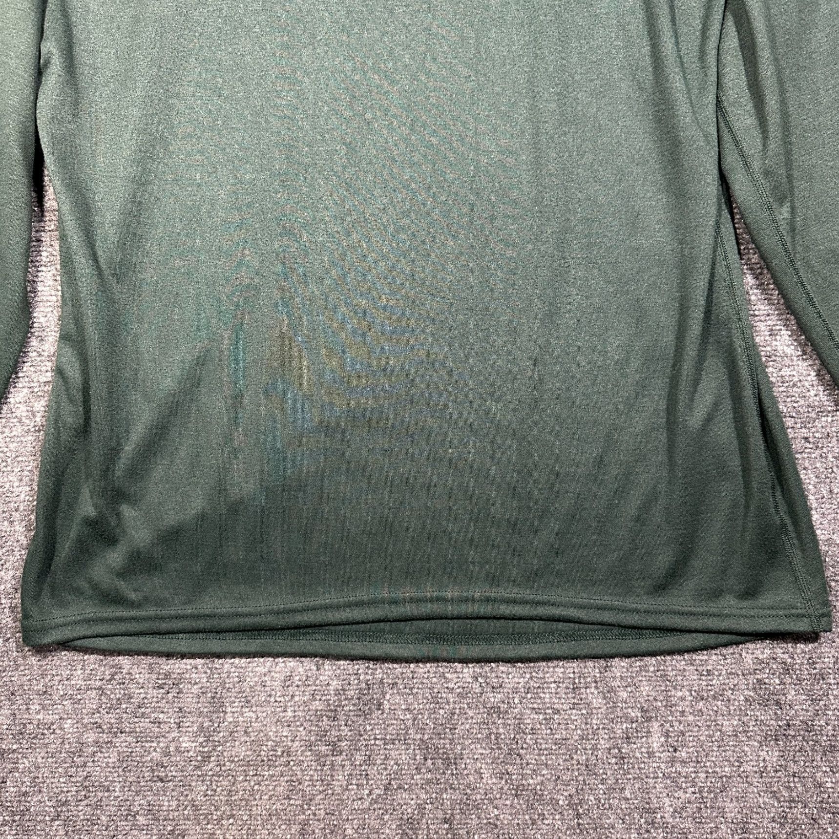 Vintage Cabela's Pullover Mens L Green Knit 1/4 Zip Thumb Holes Ribbed Cuffs Activewear Casual Jacket Shirt Size US L / EU 52-54 / 3 - 7 Thumbnail