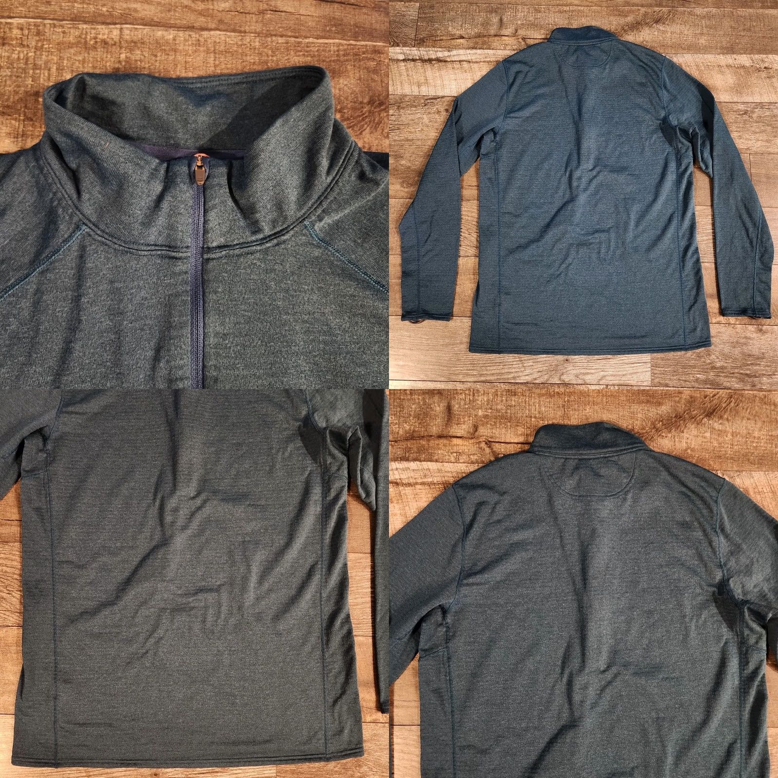 Patagonia Patagonia Capilene Pullover Mens Large Green 1/4 Zip Long Sleeve Baselayer Top Size US L / EU 52-54 / 3 - 8 Thumbnail